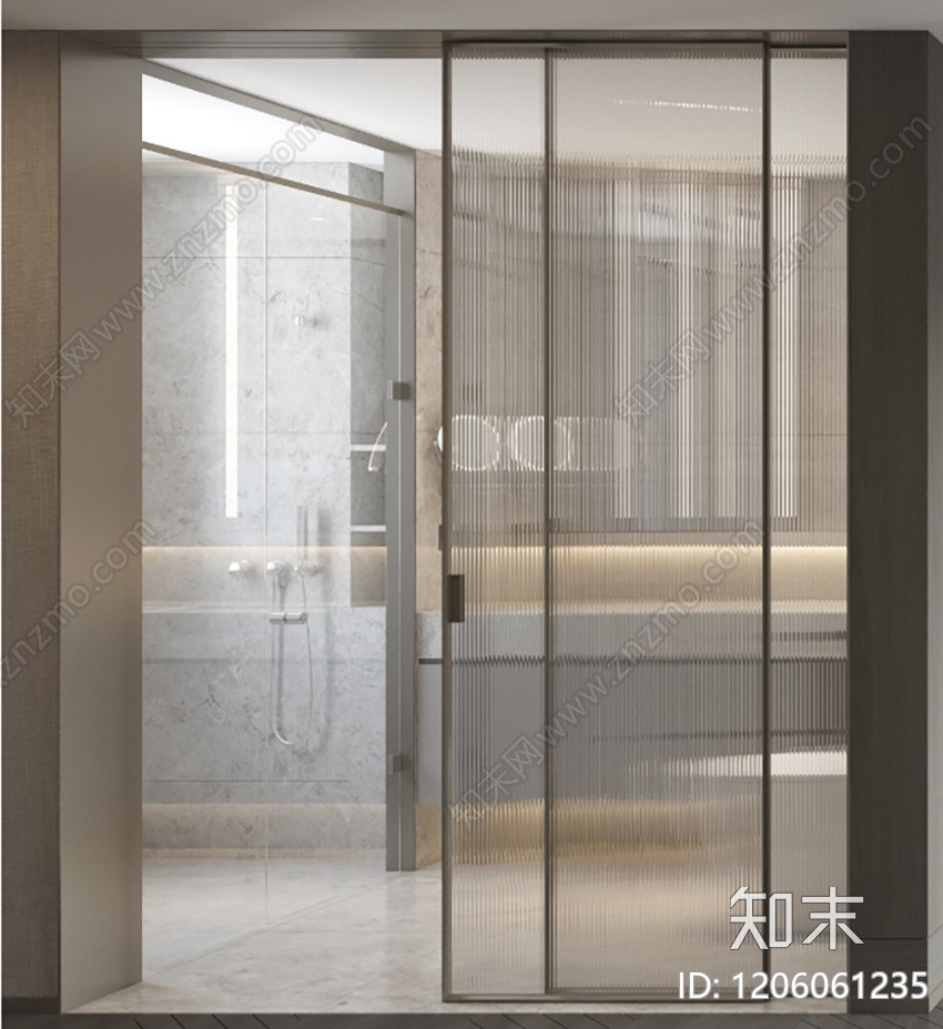 推拉门节点cad施工图下载【ID:1206061235】