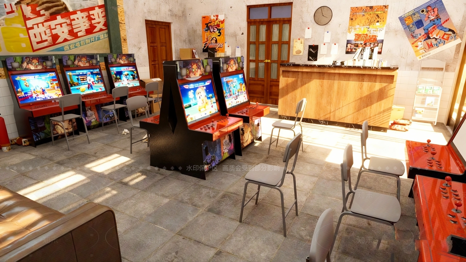 现代复古电影院SU模型下载【ID:1206061995】