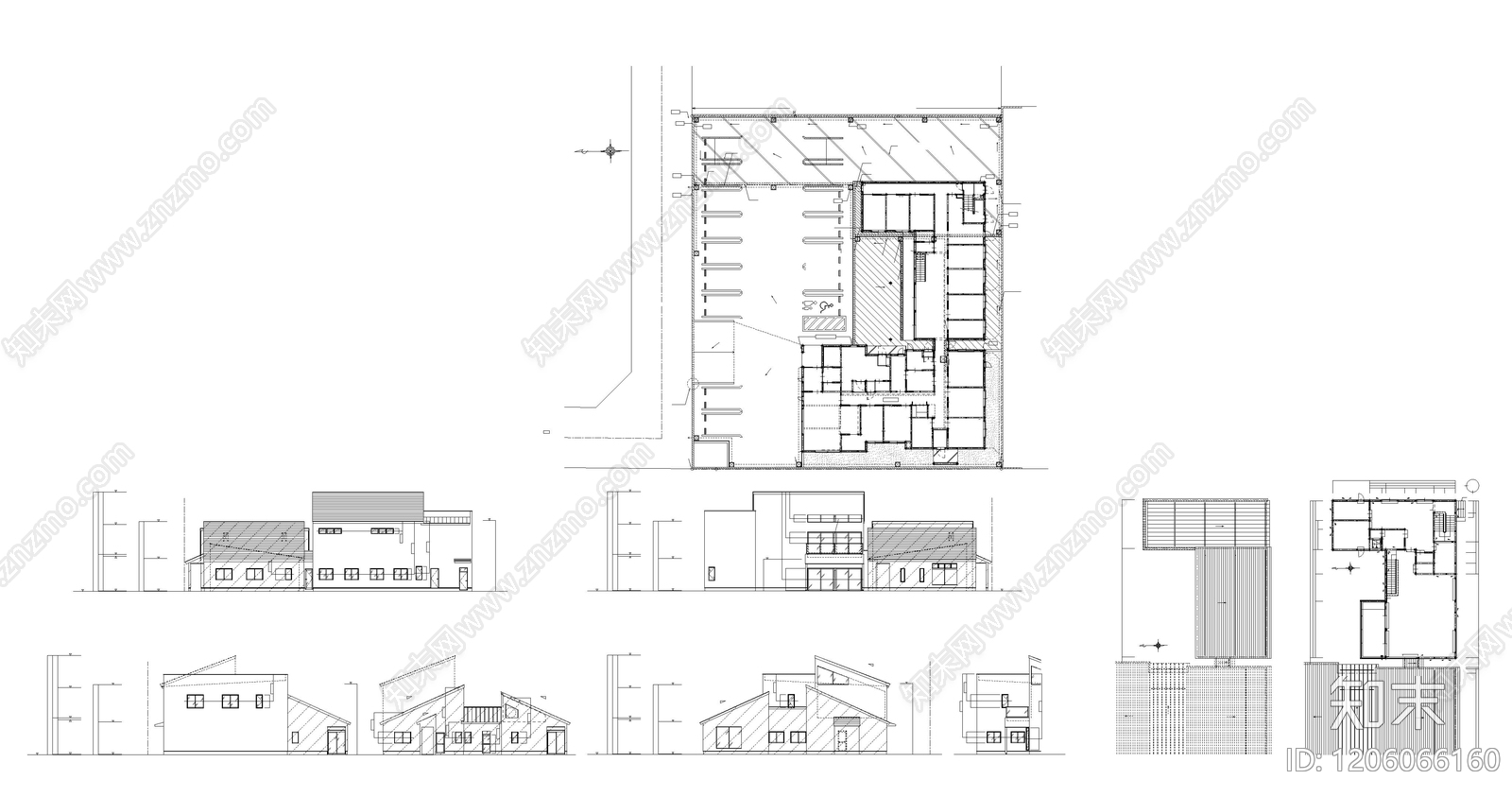 现代医院建筑施工图下载【ID:1206066160】