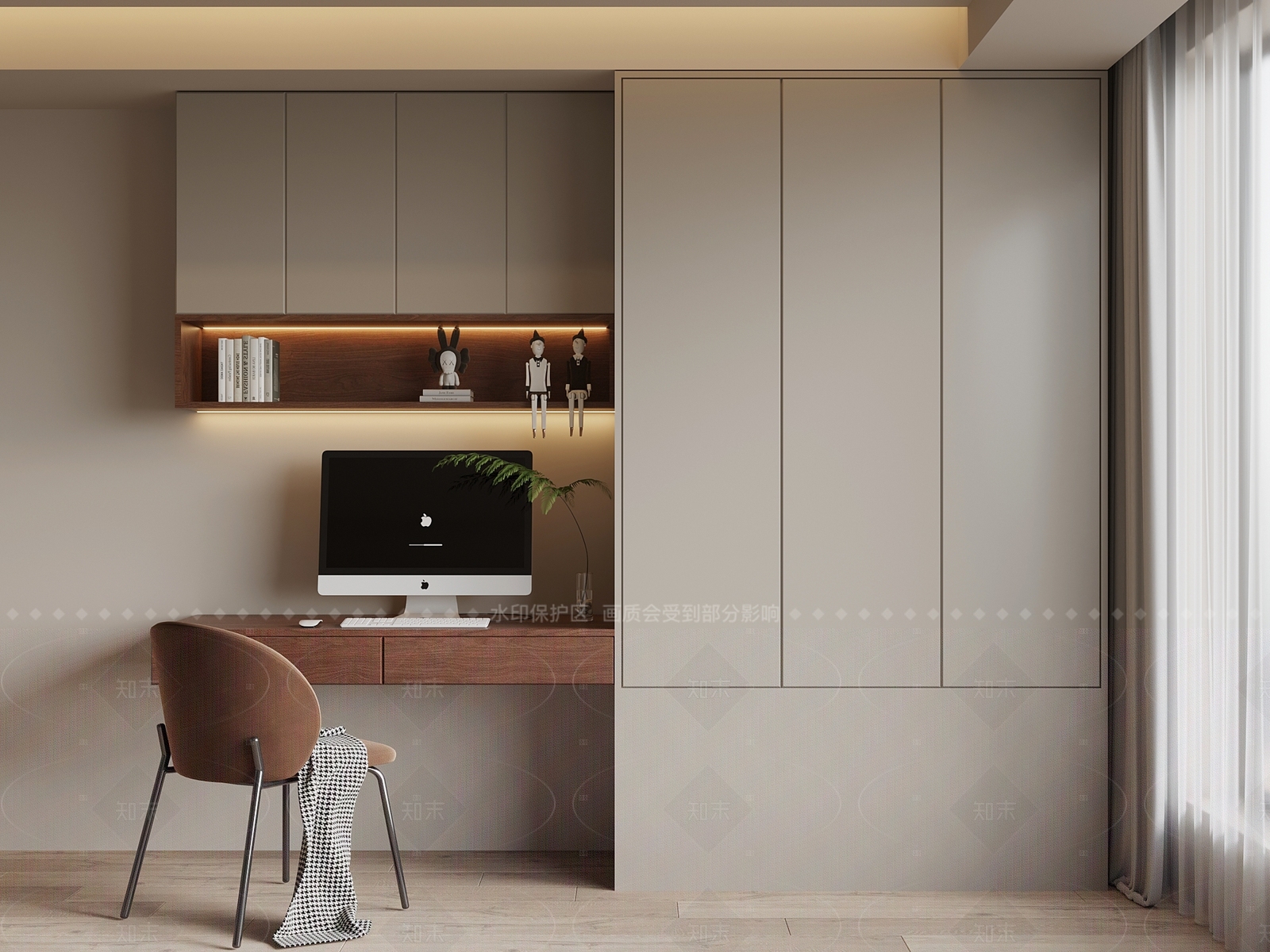 现代衣柜3D模型下载【ID:1206069183】