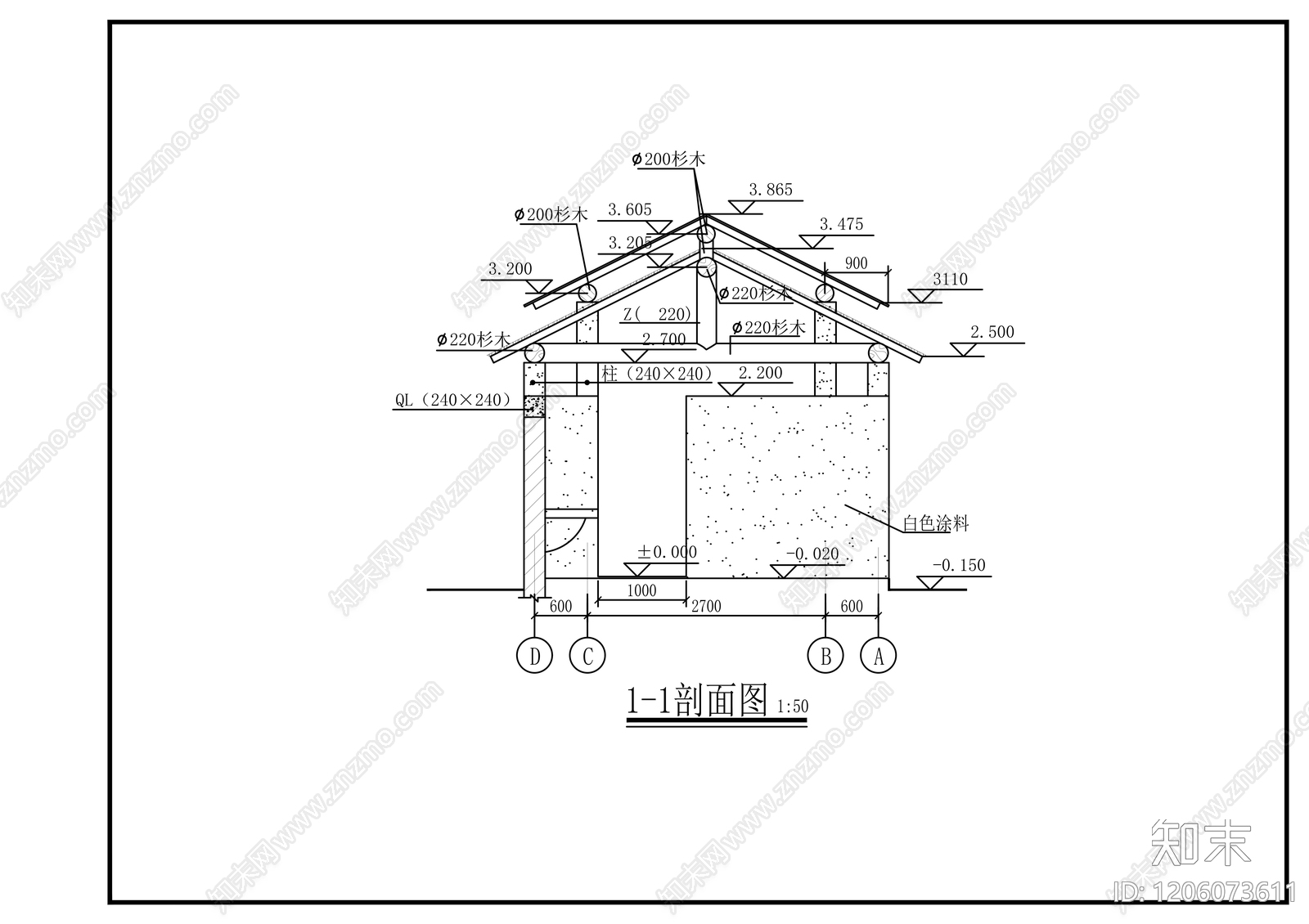 现代公厕cad施工图下载【ID:1206073611】