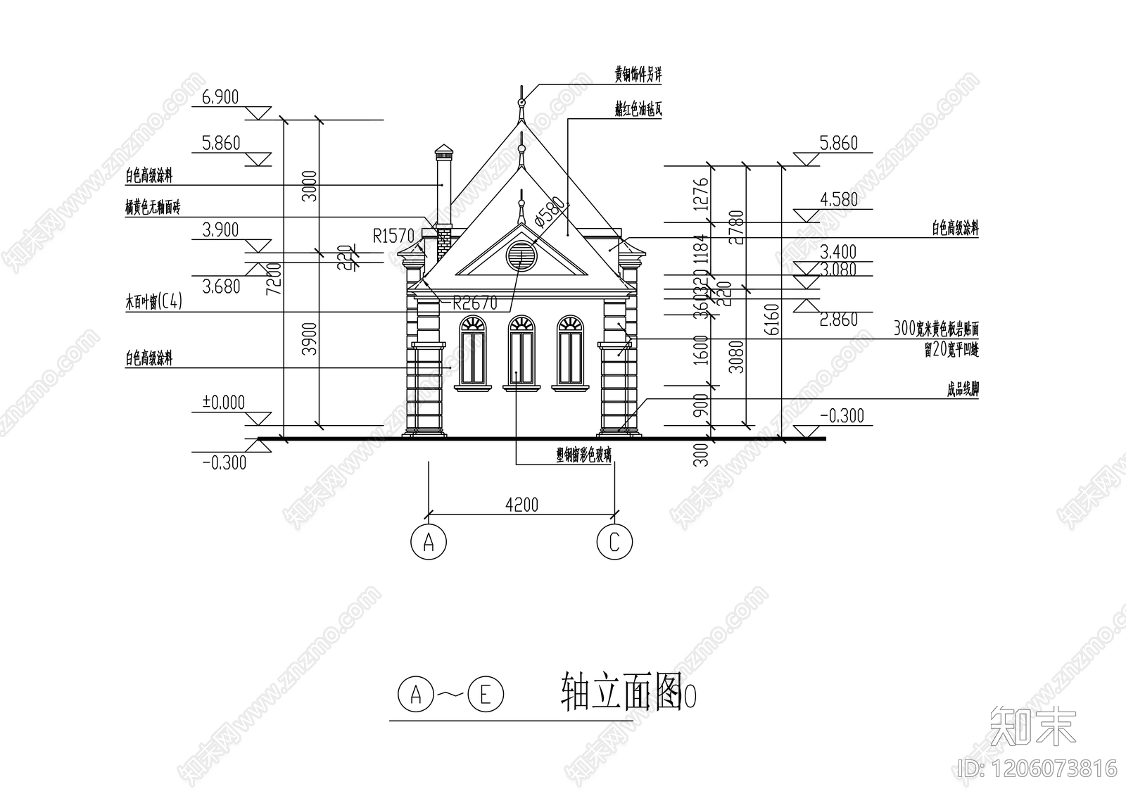 欧式公厕cad施工图下载【ID:1206073816】