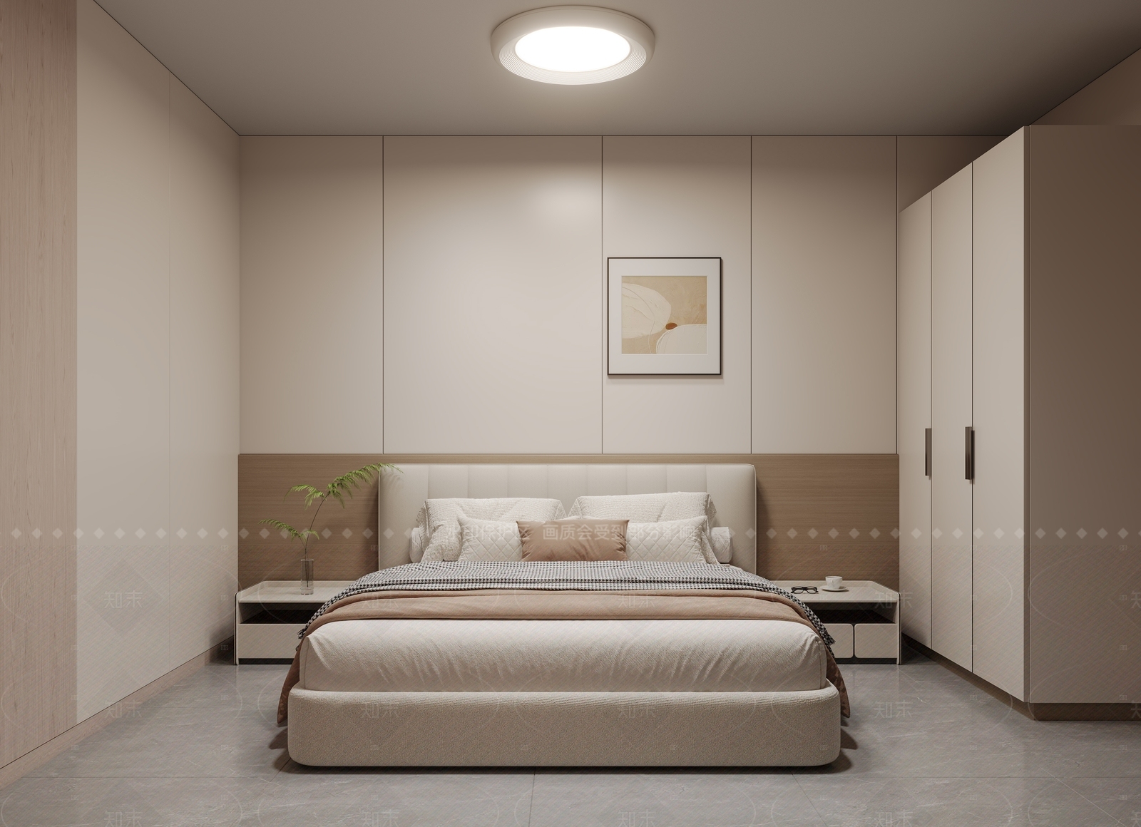 现代宿舍3D模型下载【ID:1206075343】