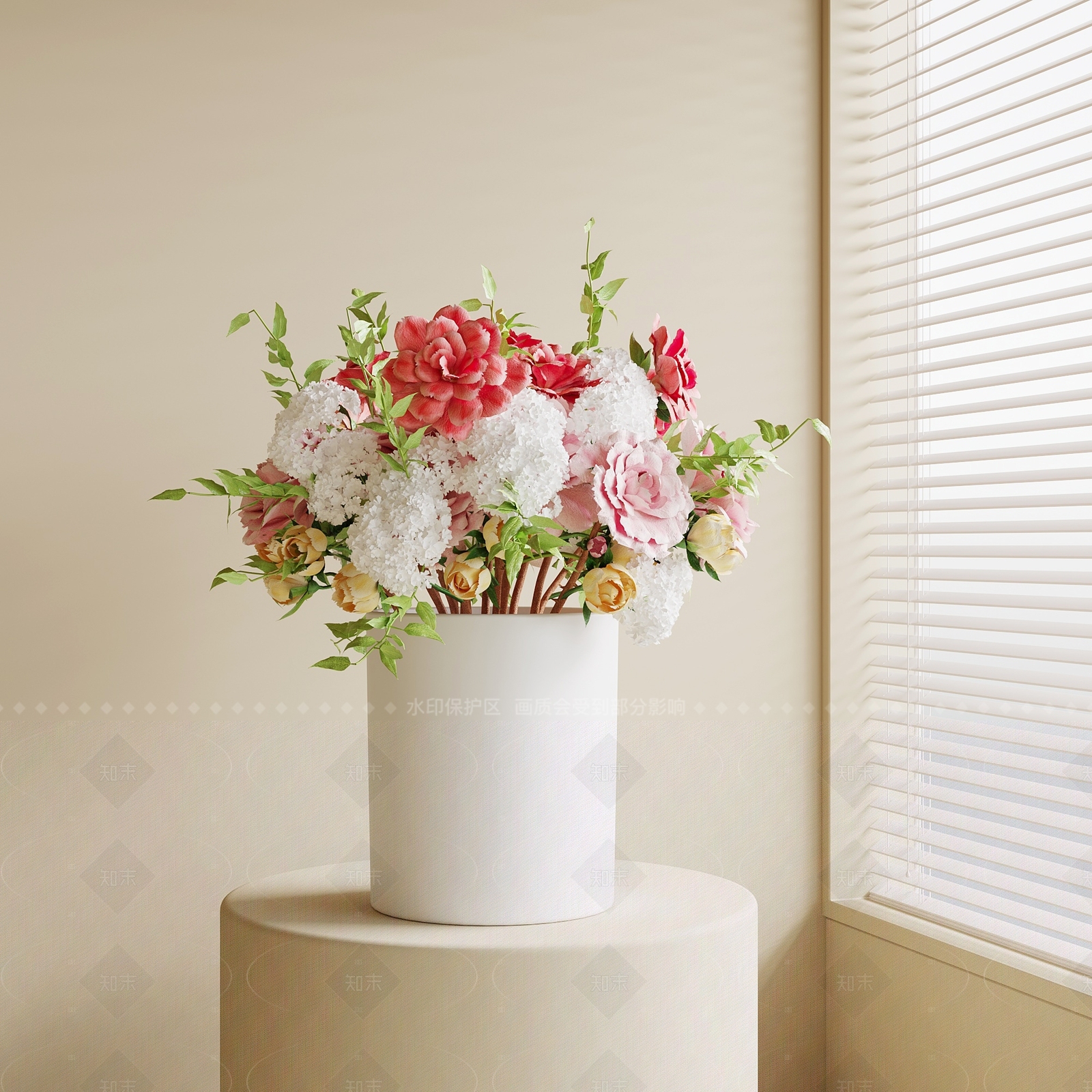 现代花艺3D模型下载【ID:1206077720】