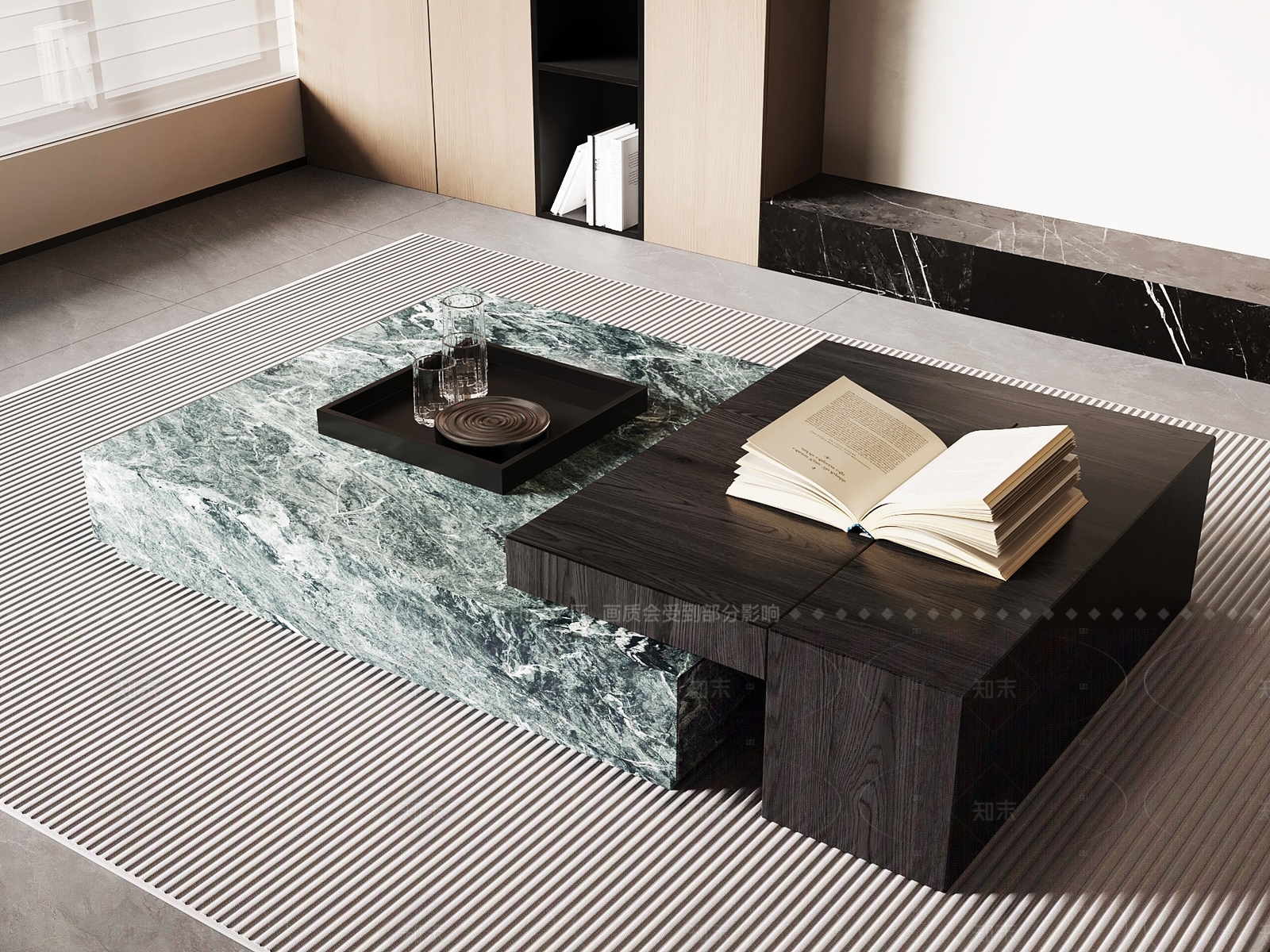 现代意式茶几3D模型下载【ID:1206078312】
