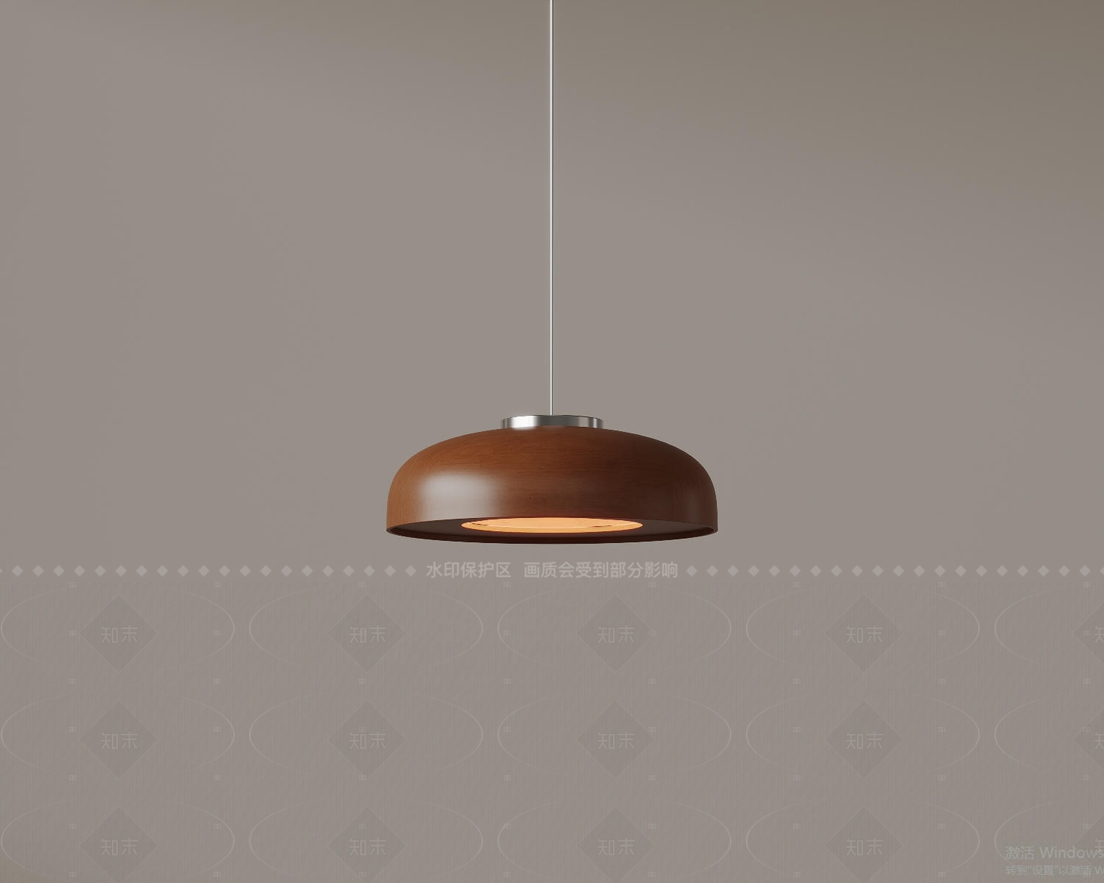 现代中古吊灯3D模型下载【ID:1206089604】