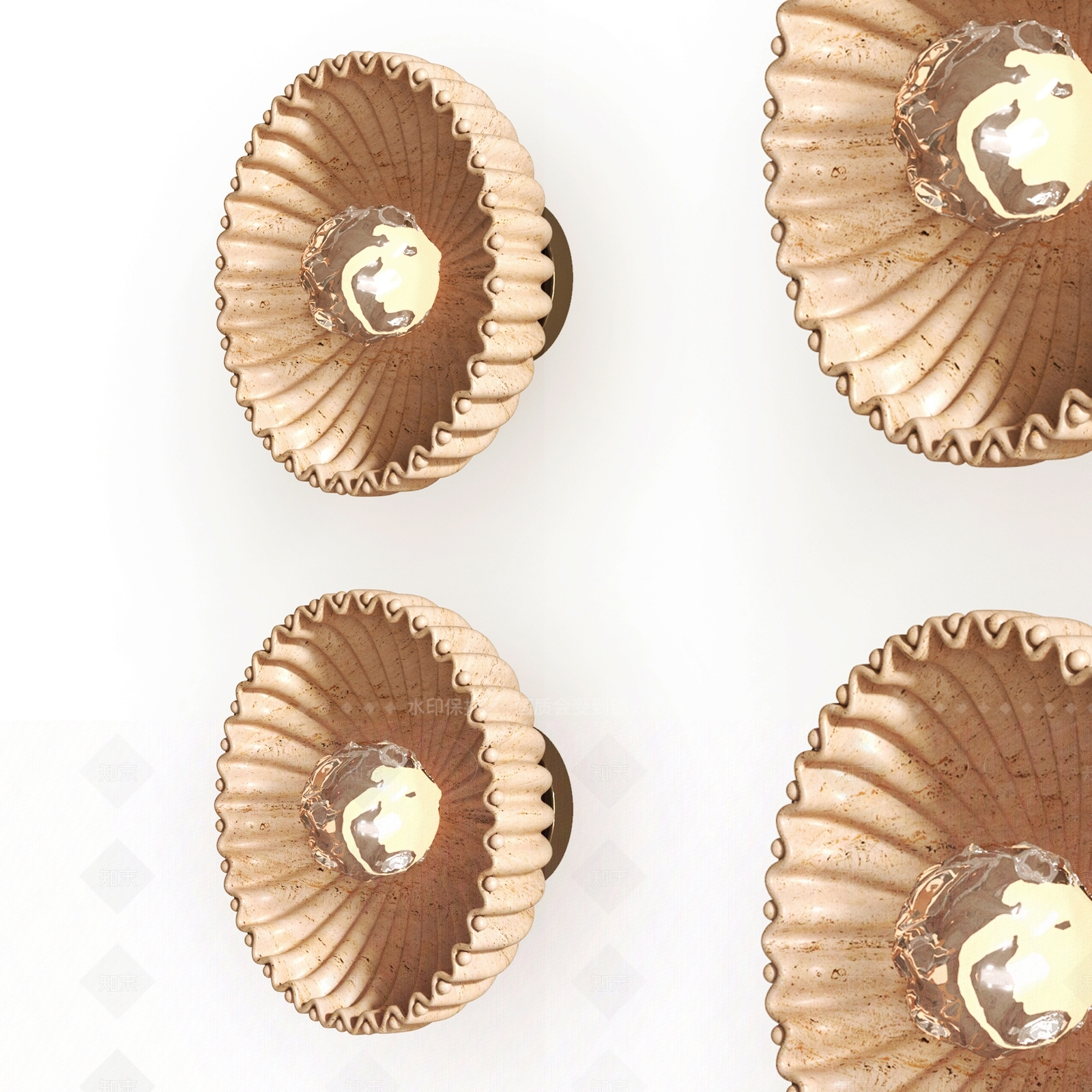 奶油侘寂壁灯SU模型下载【ID:1206091030】