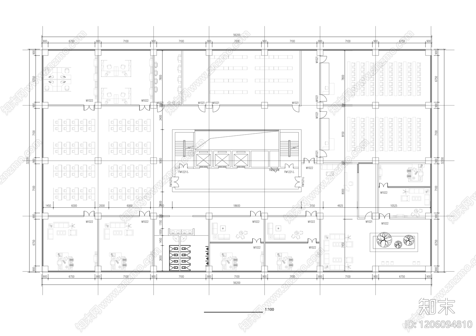 工装平面图施工图下载【ID:1206094810】