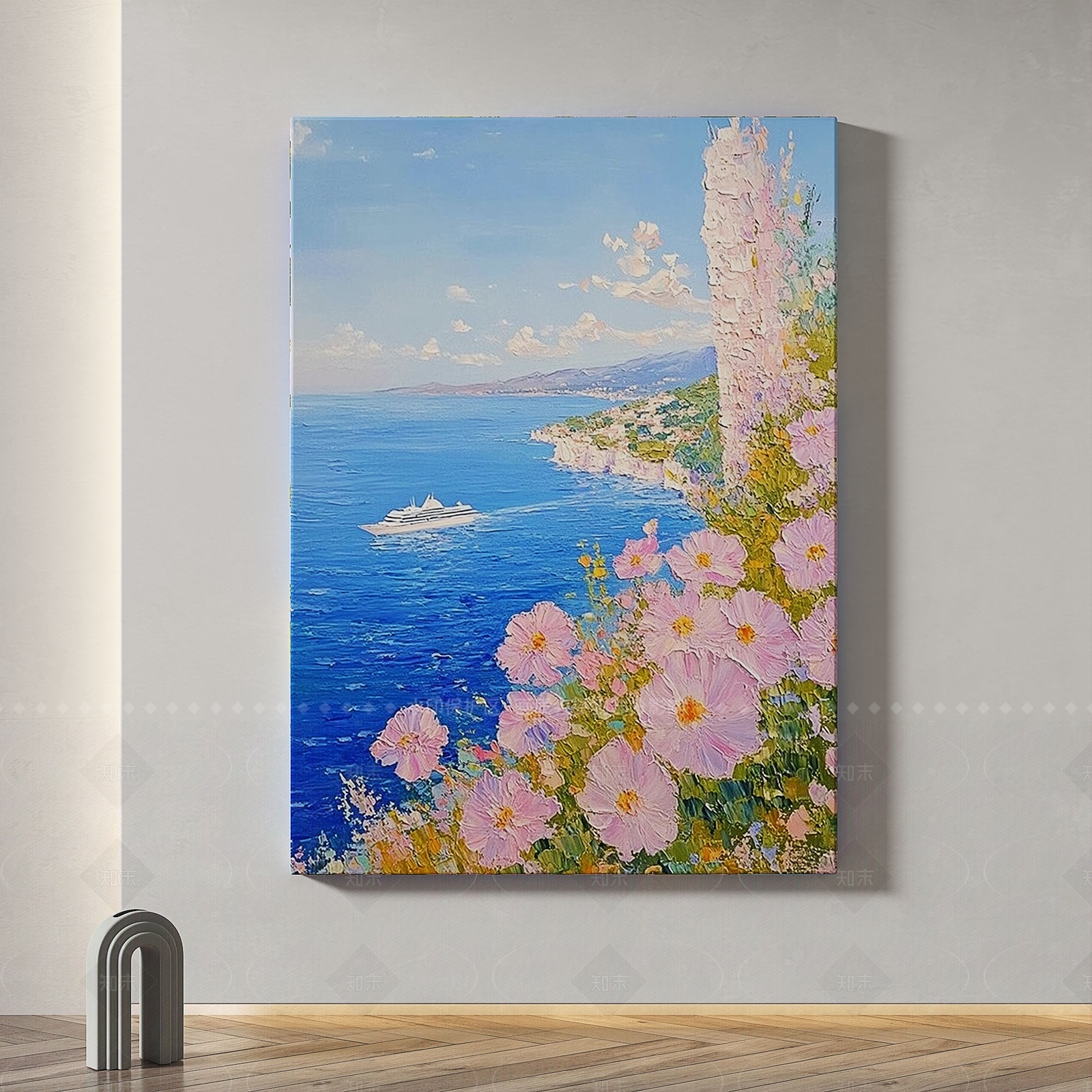 现代奶油挂画3D模型下载【ID:1206115020】