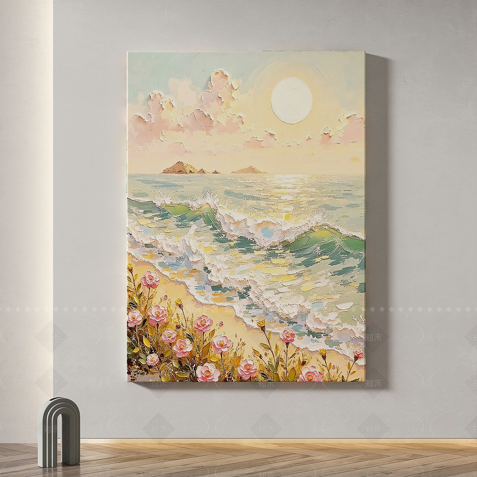 现代奶油挂画3D模型下载【ID:1206115240】