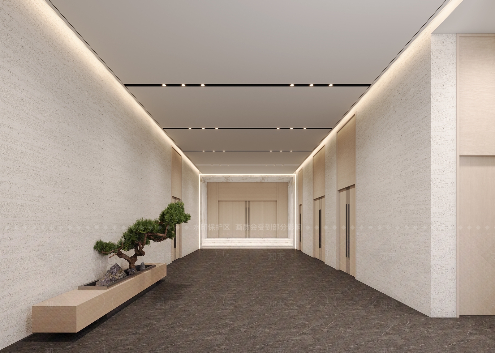 现代走廊3D模型下载【ID:1206122572】