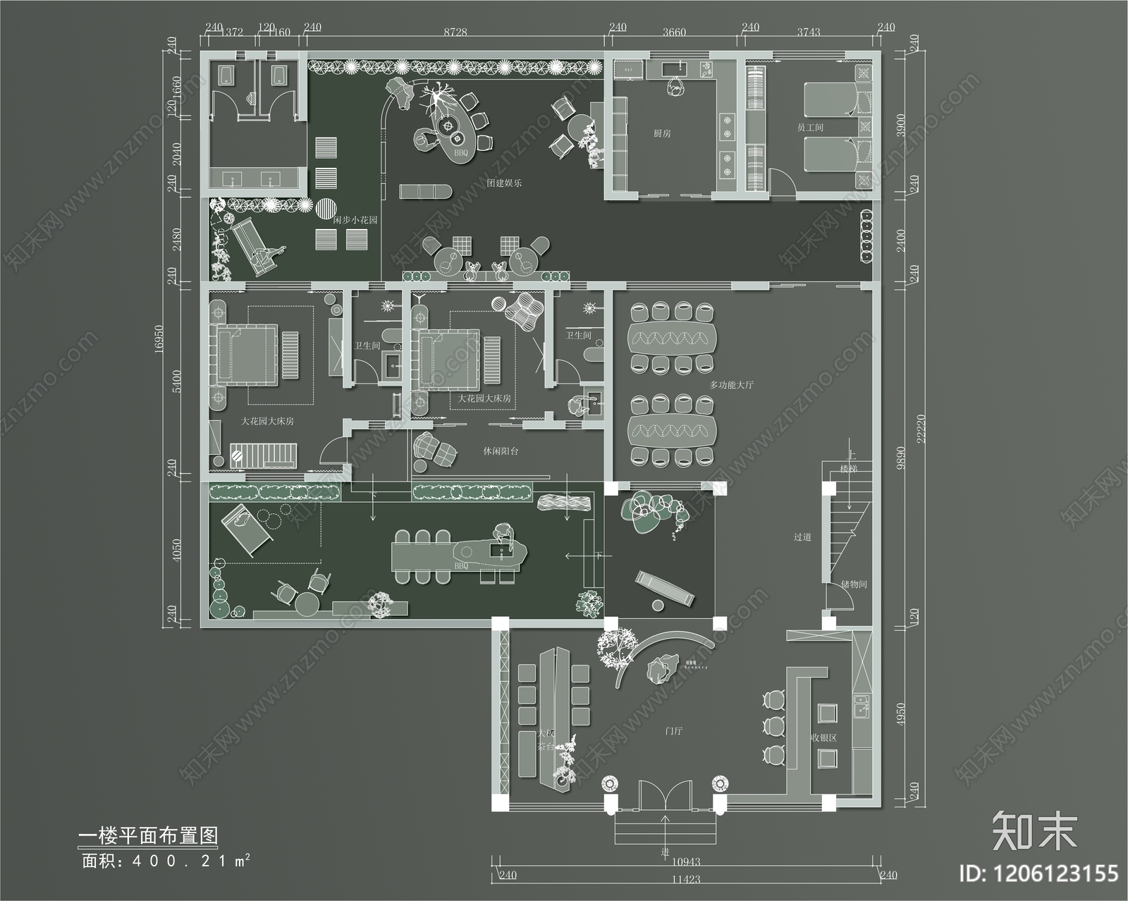 民宿施工图下载【ID:1206123155】
