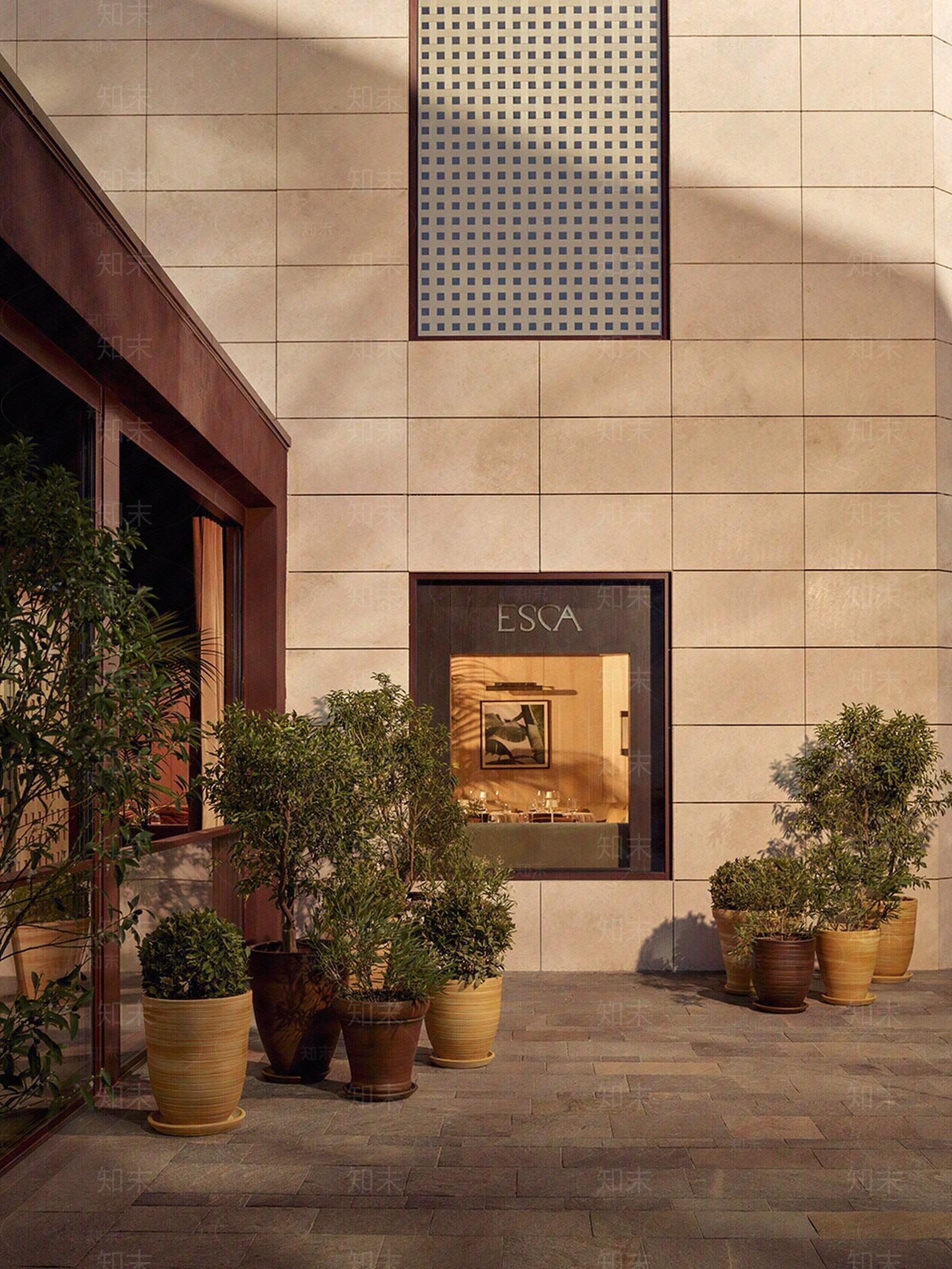 现代建筑外立面贴图下载【ID:1206125360】