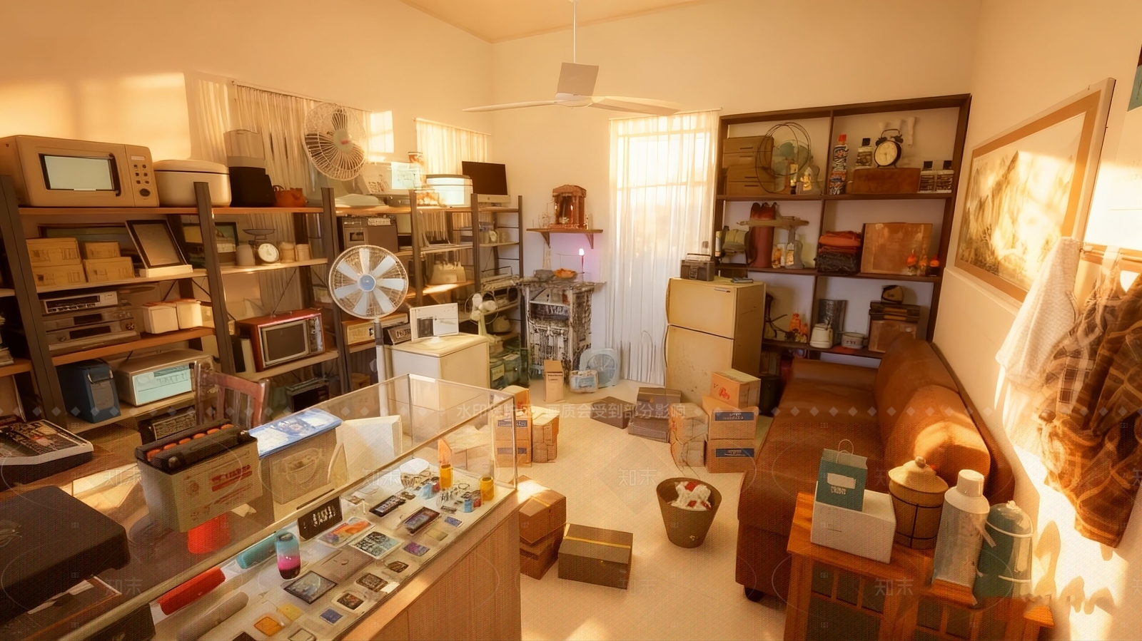 新中式复古其他店铺SU模型下载【ID:1206167555】