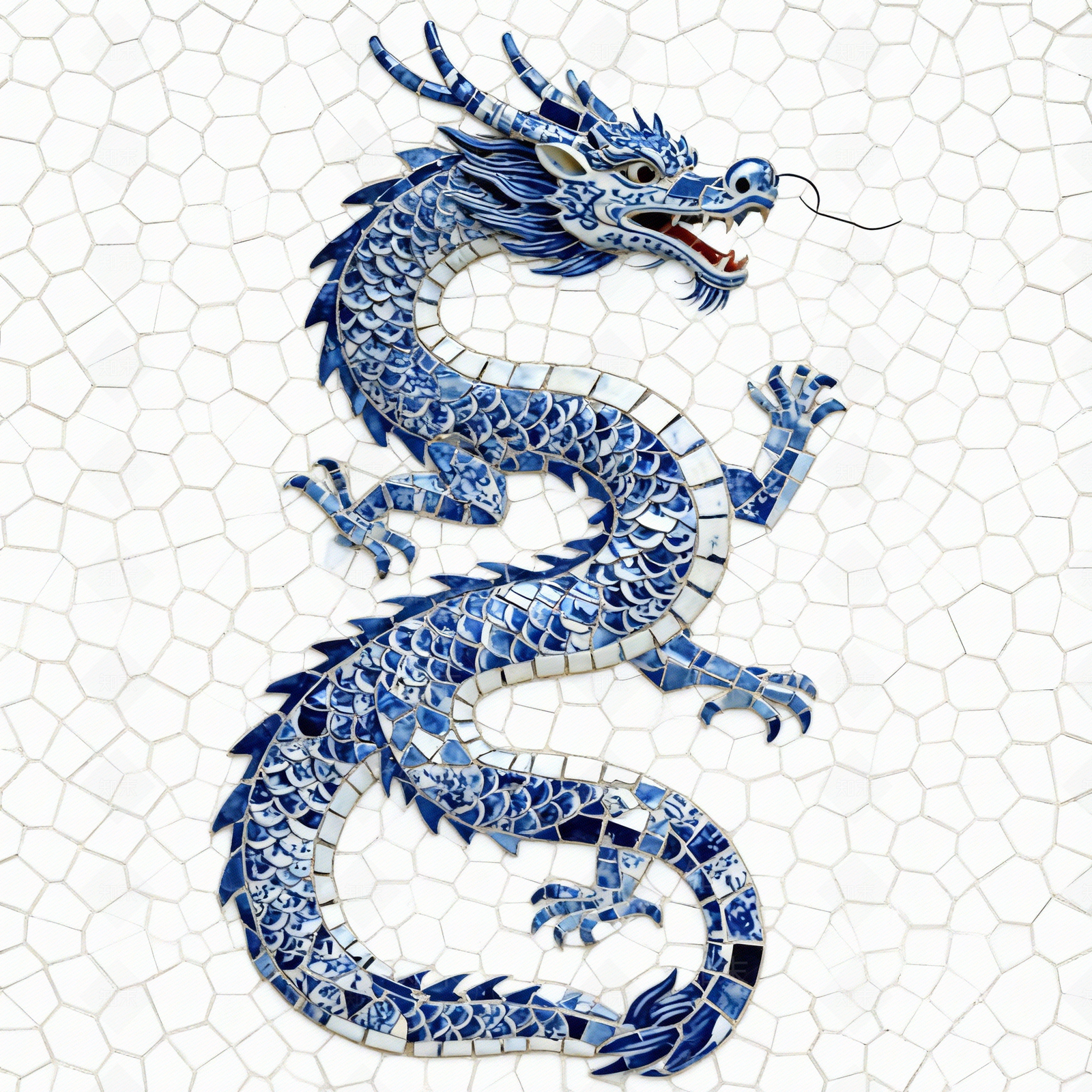 中式陶瓷马赛克贴图下载【ID:1206132326】