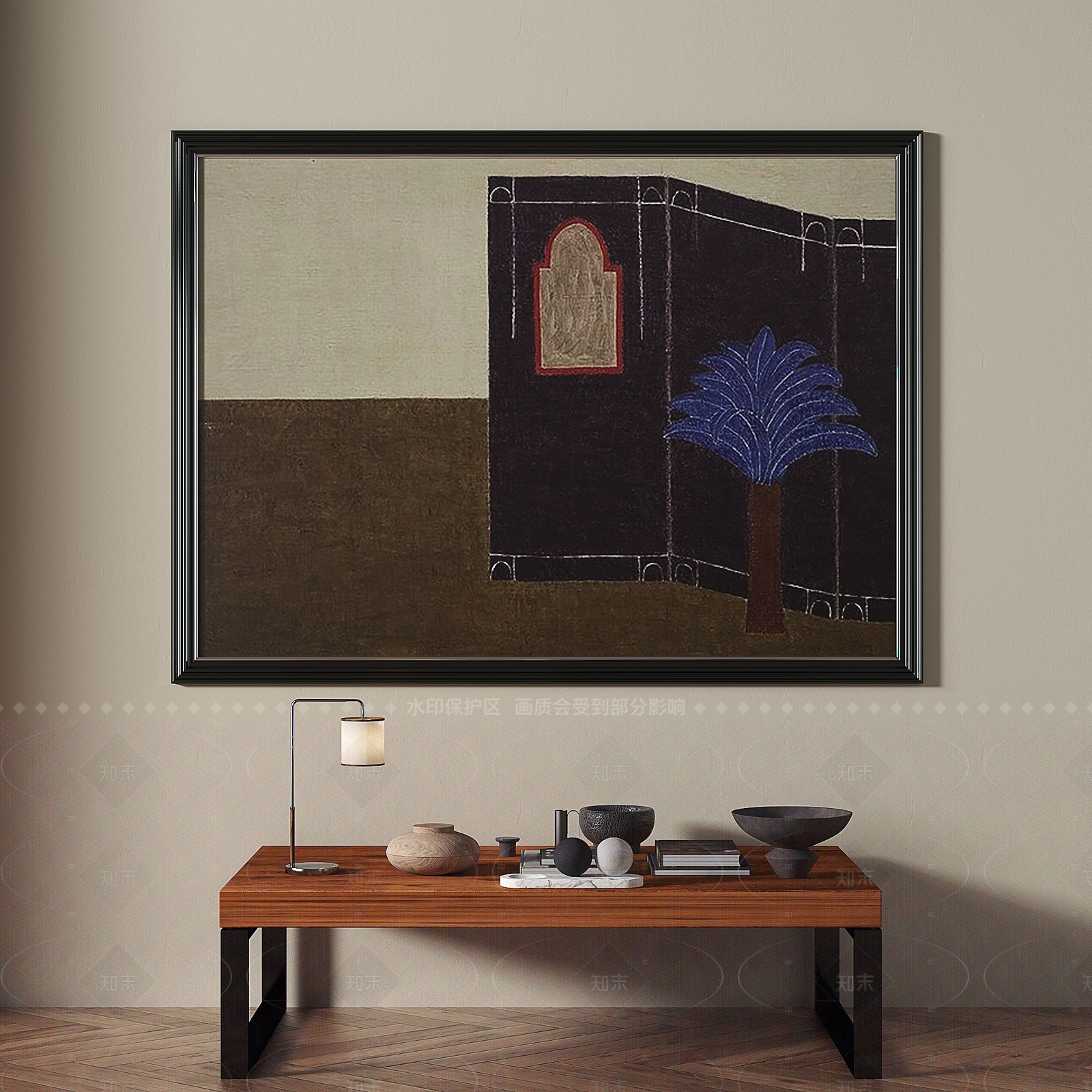 法式复古挂画3D模型下载【ID:1206133110】