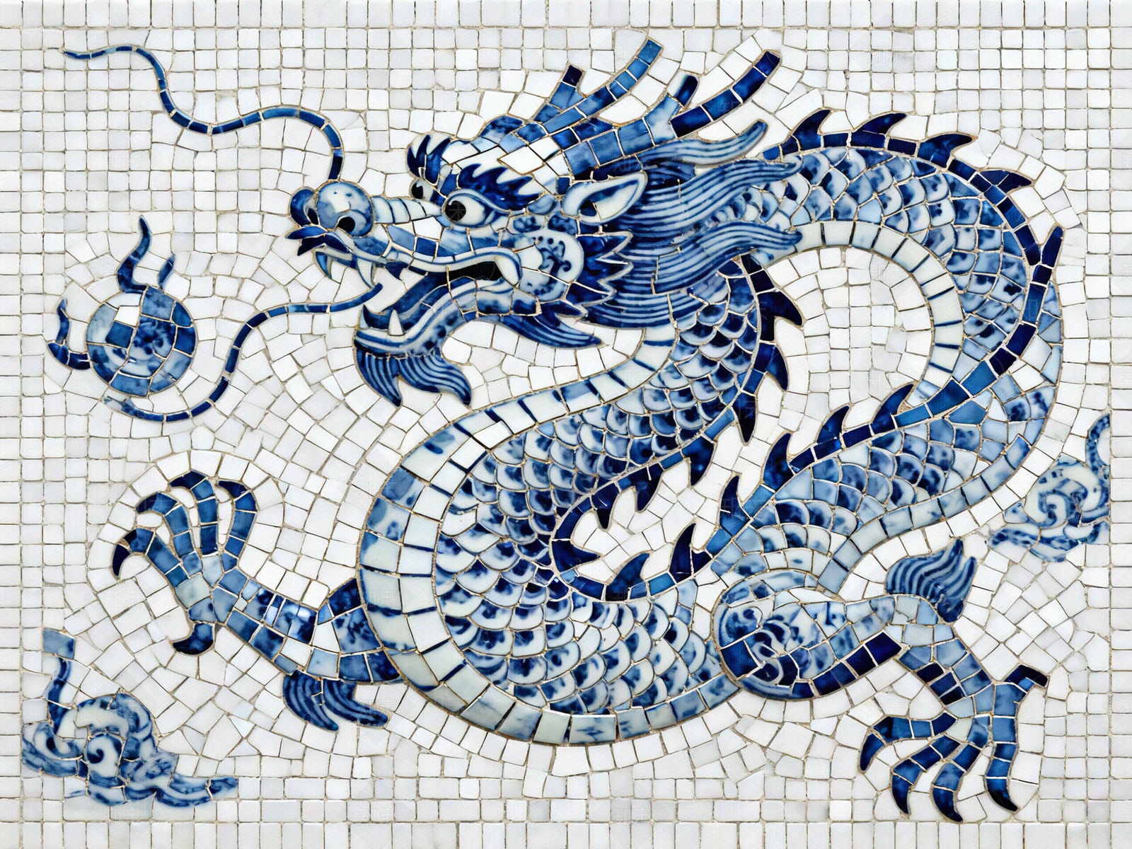 中式陶瓷马赛克贴图下载【ID:1206137971】