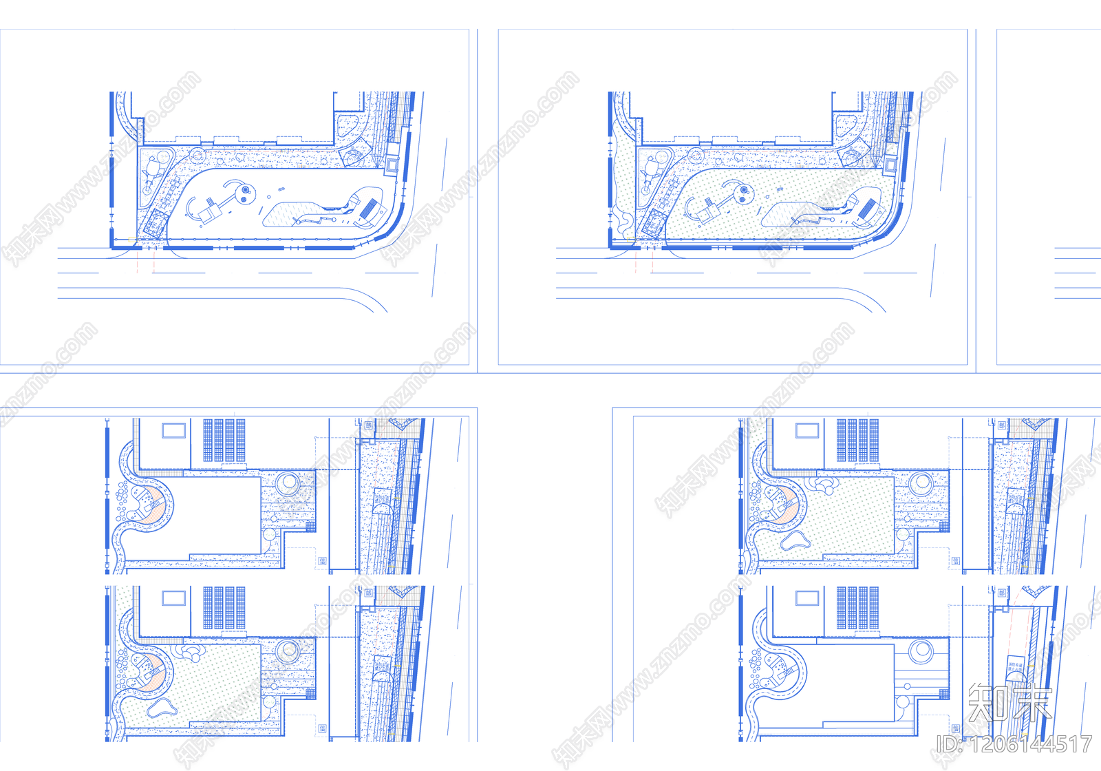 幼儿园景观施工图下载【ID:1206144517】