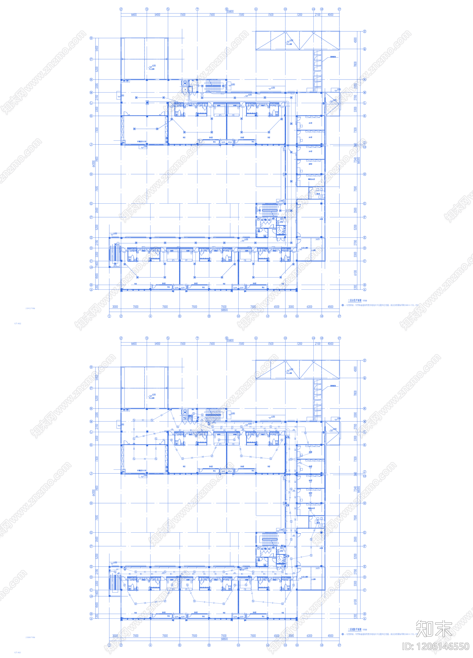 现代幼儿园建筑cad施工图下载【ID:1206146550】