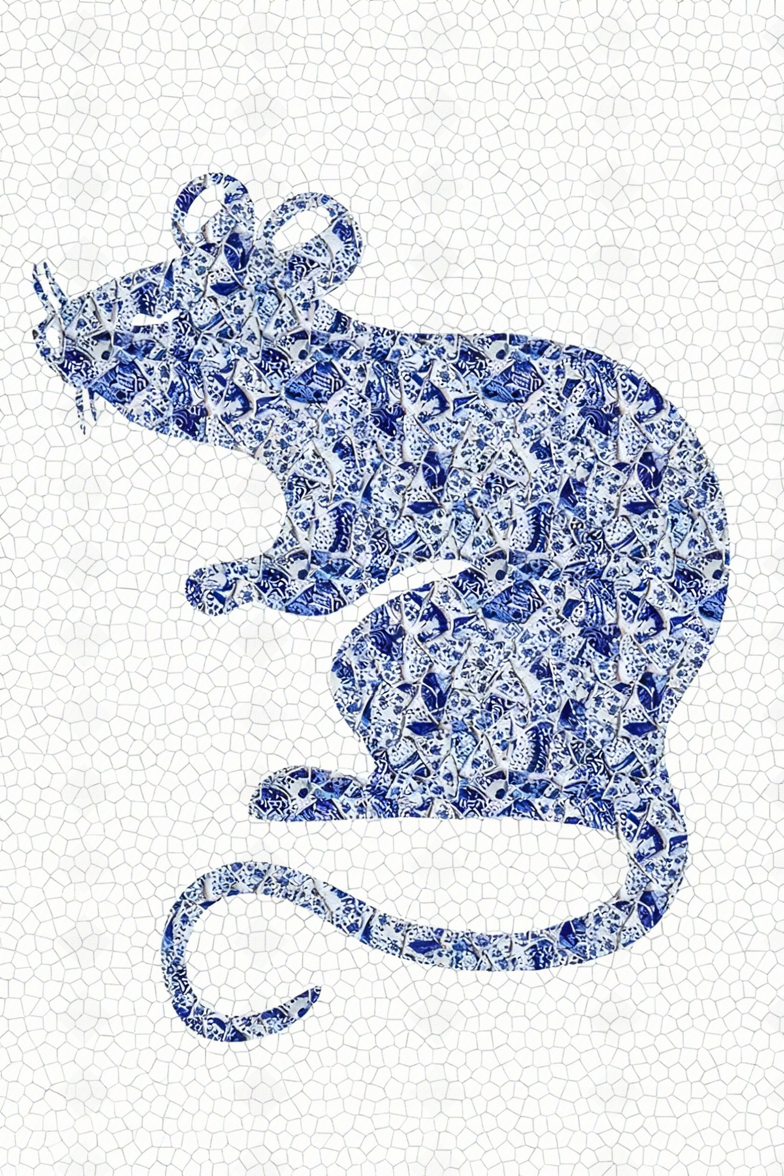 中式陶瓷马赛克贴图下载【ID:1206148963】