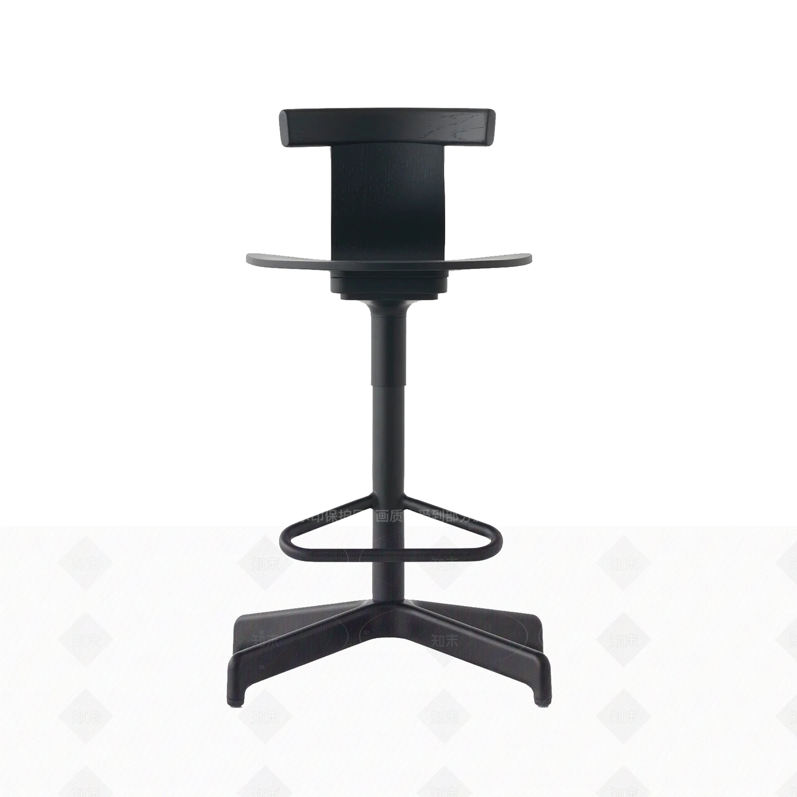 原木中古吧椅3D模型下载【ID:1206157534】