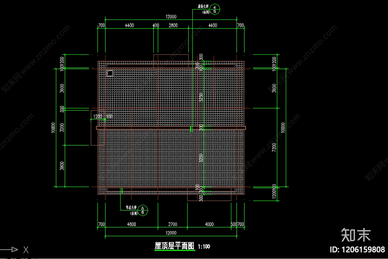 中式其他公共建筑cad施工图下载【ID:1206159808】