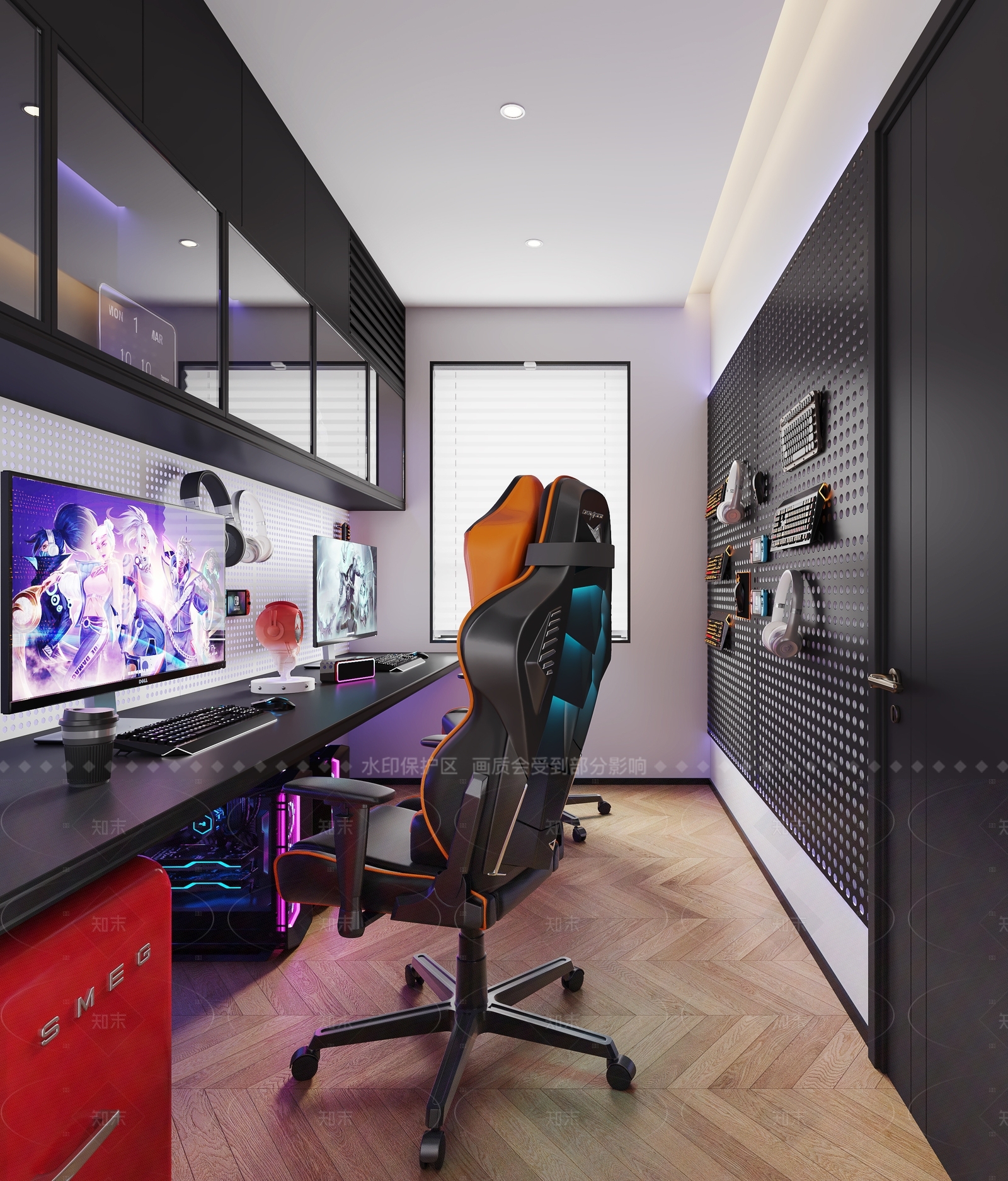现代儿童娱乐室3D模型下载【ID:1206160825】