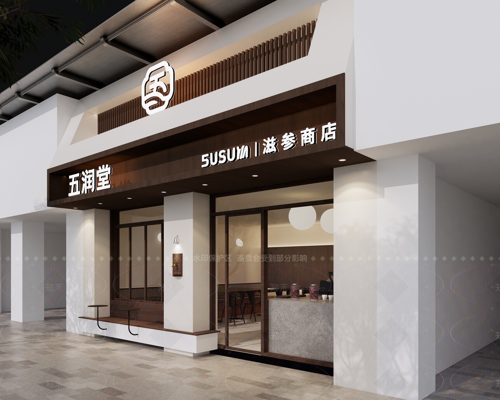 现代咖啡厅SU模型下载【ID:1206173270】