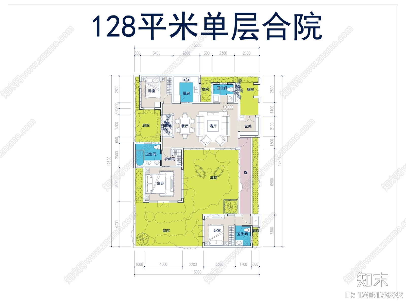 现代别墅建筑cad施工图下载【ID:1206173232】