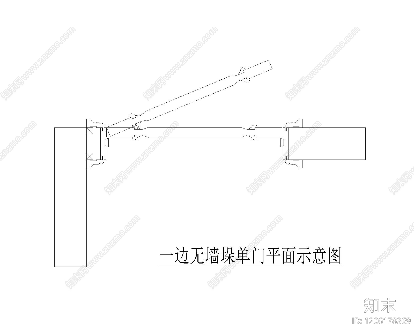 综合门节点cad施工图下载【ID:1206178369】