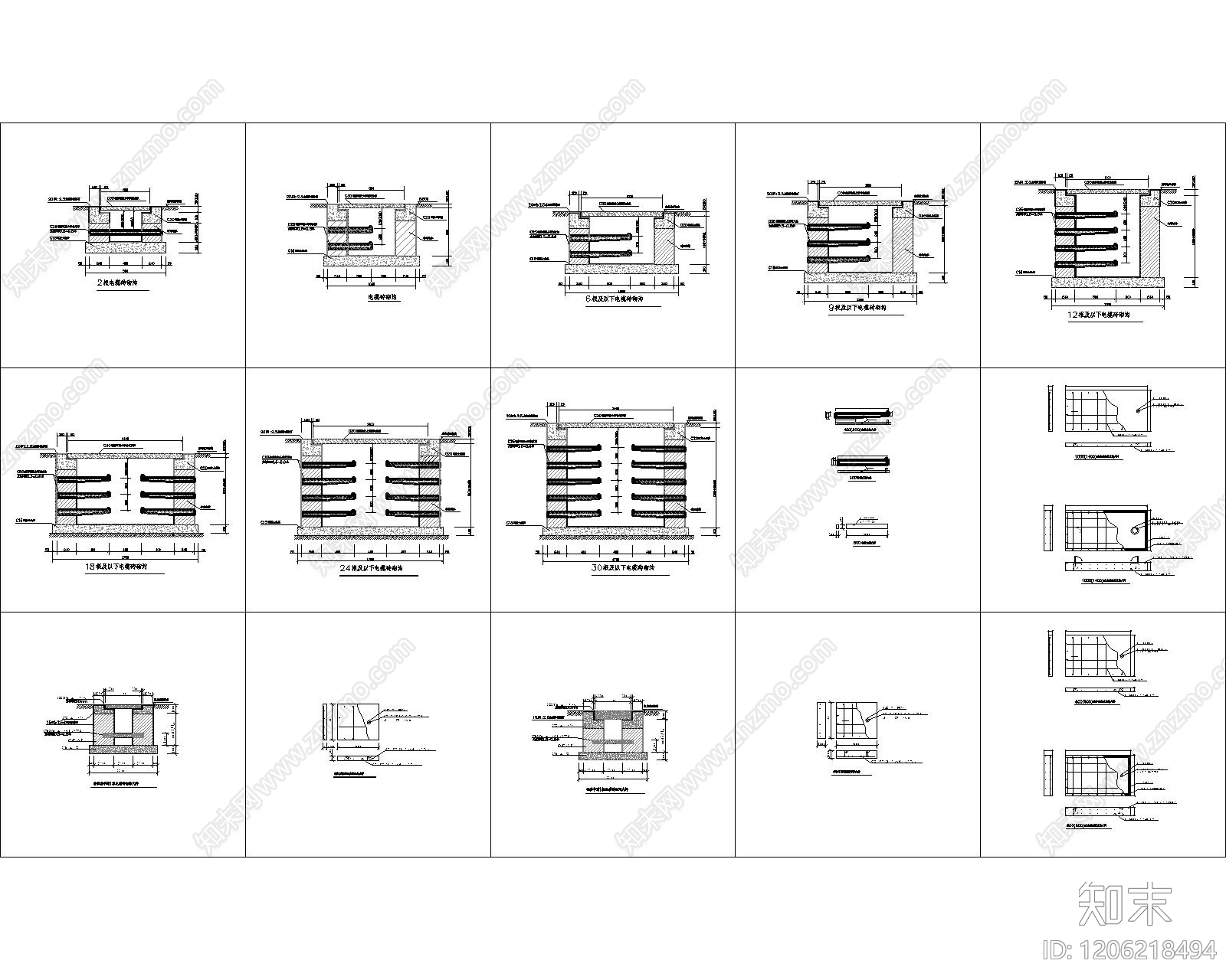 现代其他节点详图施工图下载【ID:1206218494】