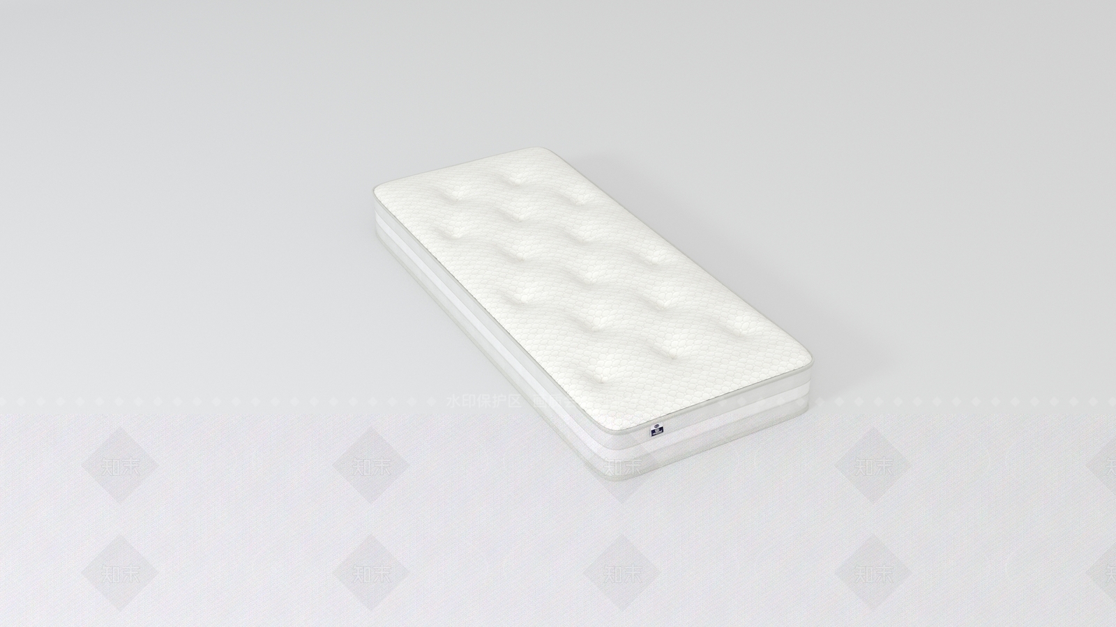 现代床垫3D模型下载【ID:1206225544】