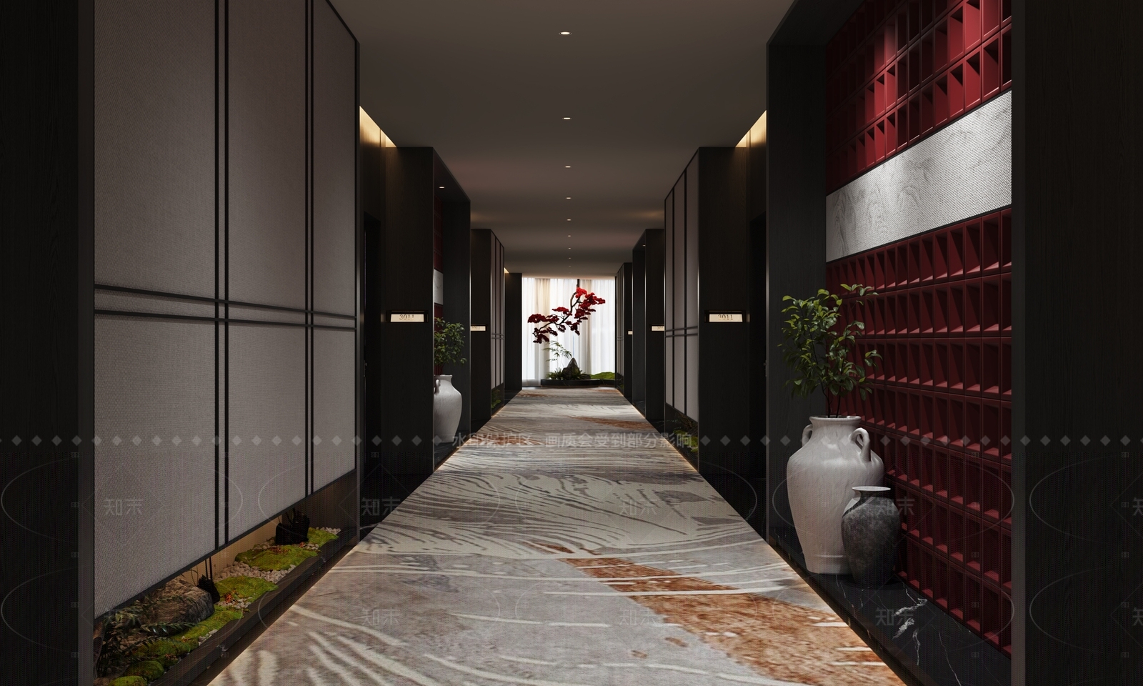 现代酒店3D模型下载【ID:1206231481】