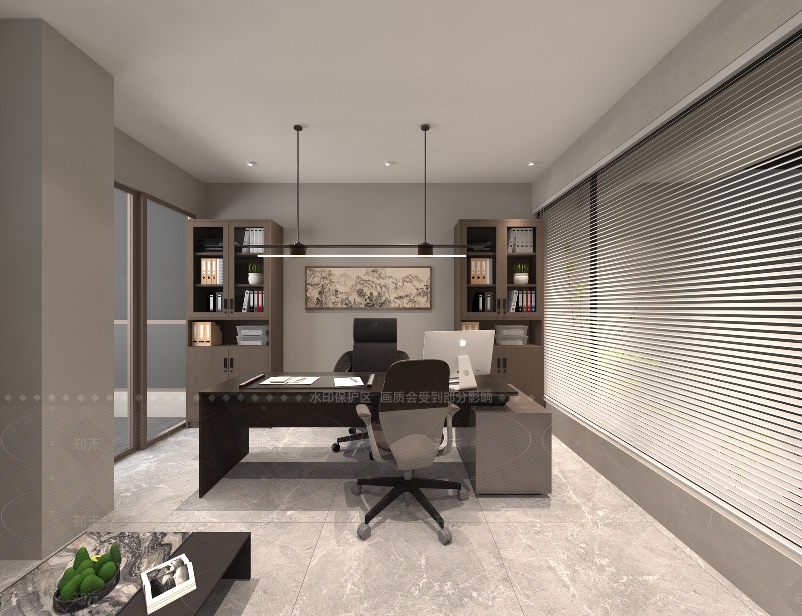 现代新中式中餐厅3D模型下载【ID:1206226223】