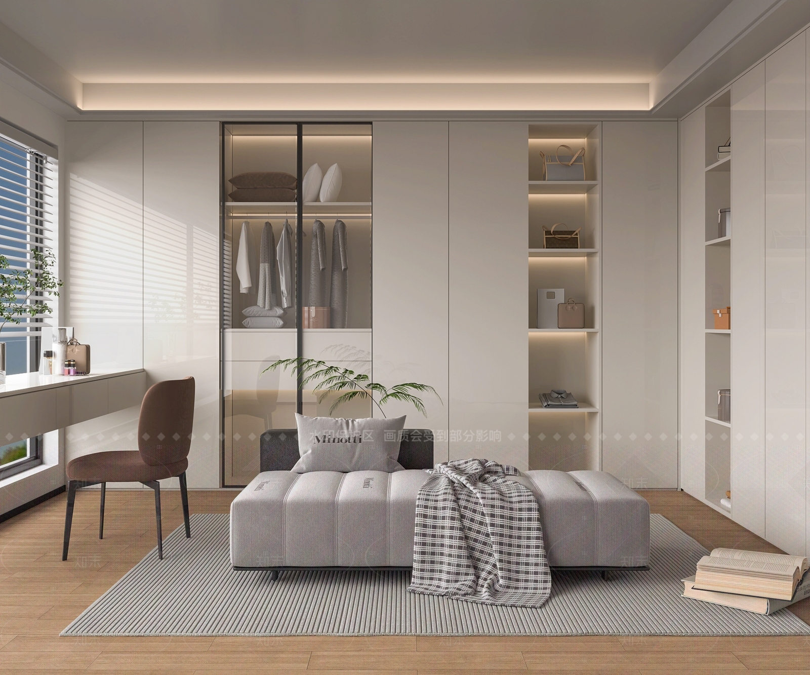 现代衣柜3D模型下载【ID:1206237154】