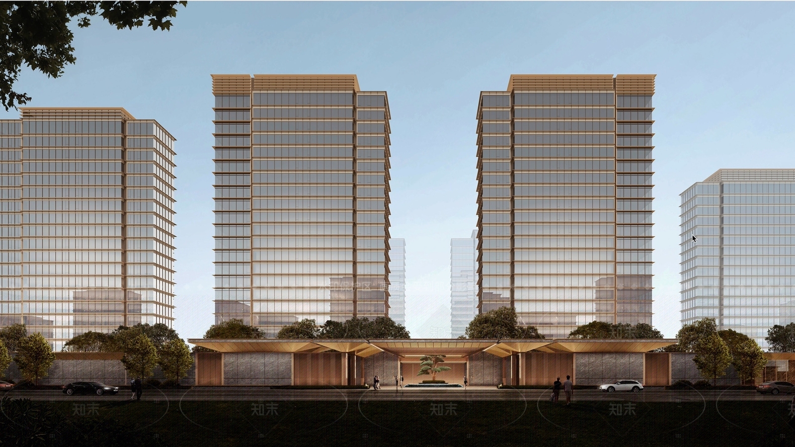 现代小公建SU模型下载【ID:1206299107】