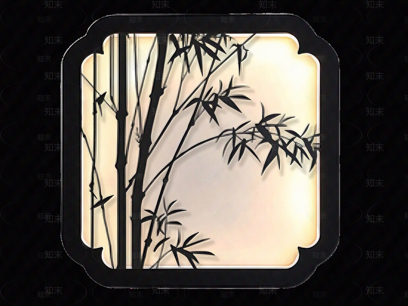 新中式禅意壁画贴图下载【ID:1206246704】