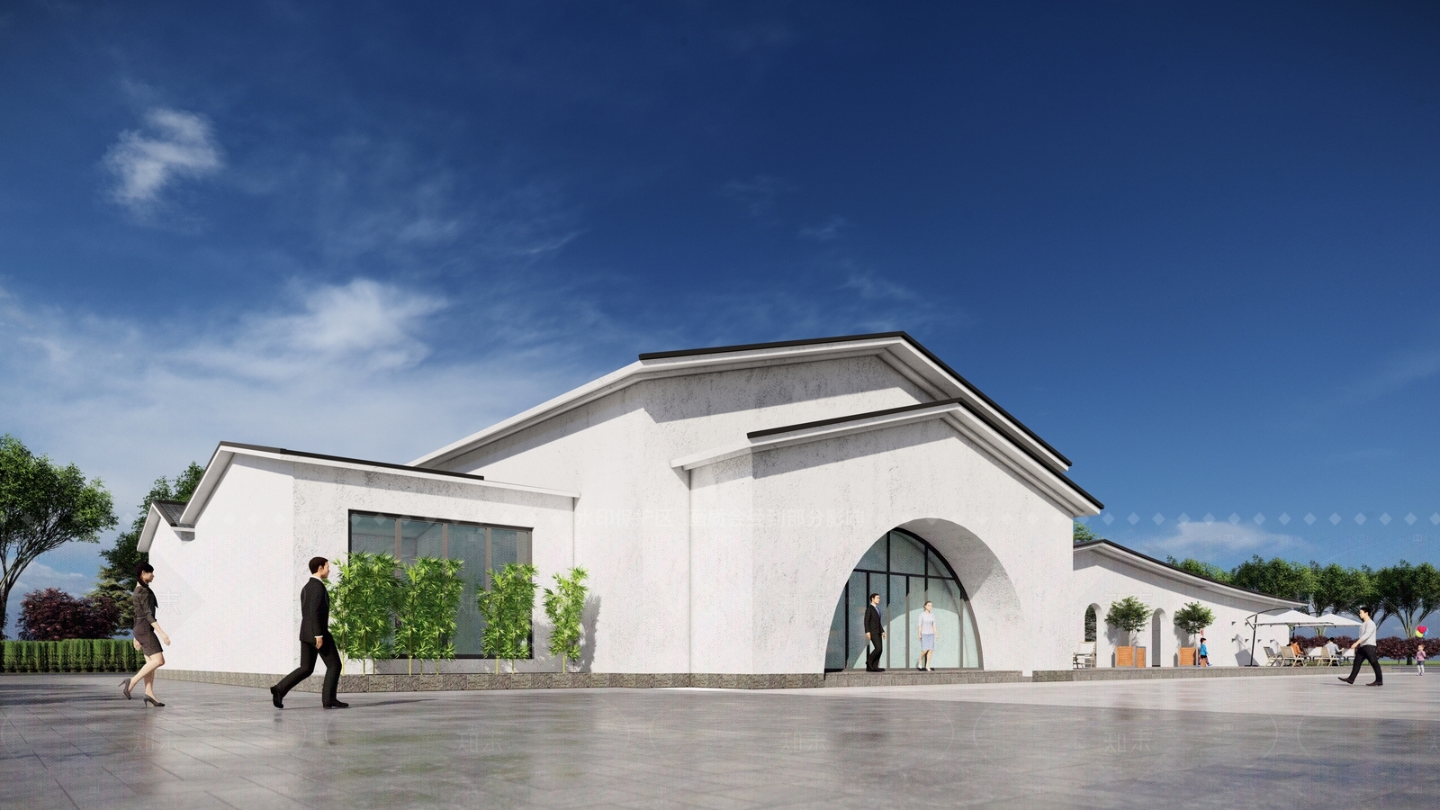中式其他商业建筑SU模型下载【ID:1206247893】