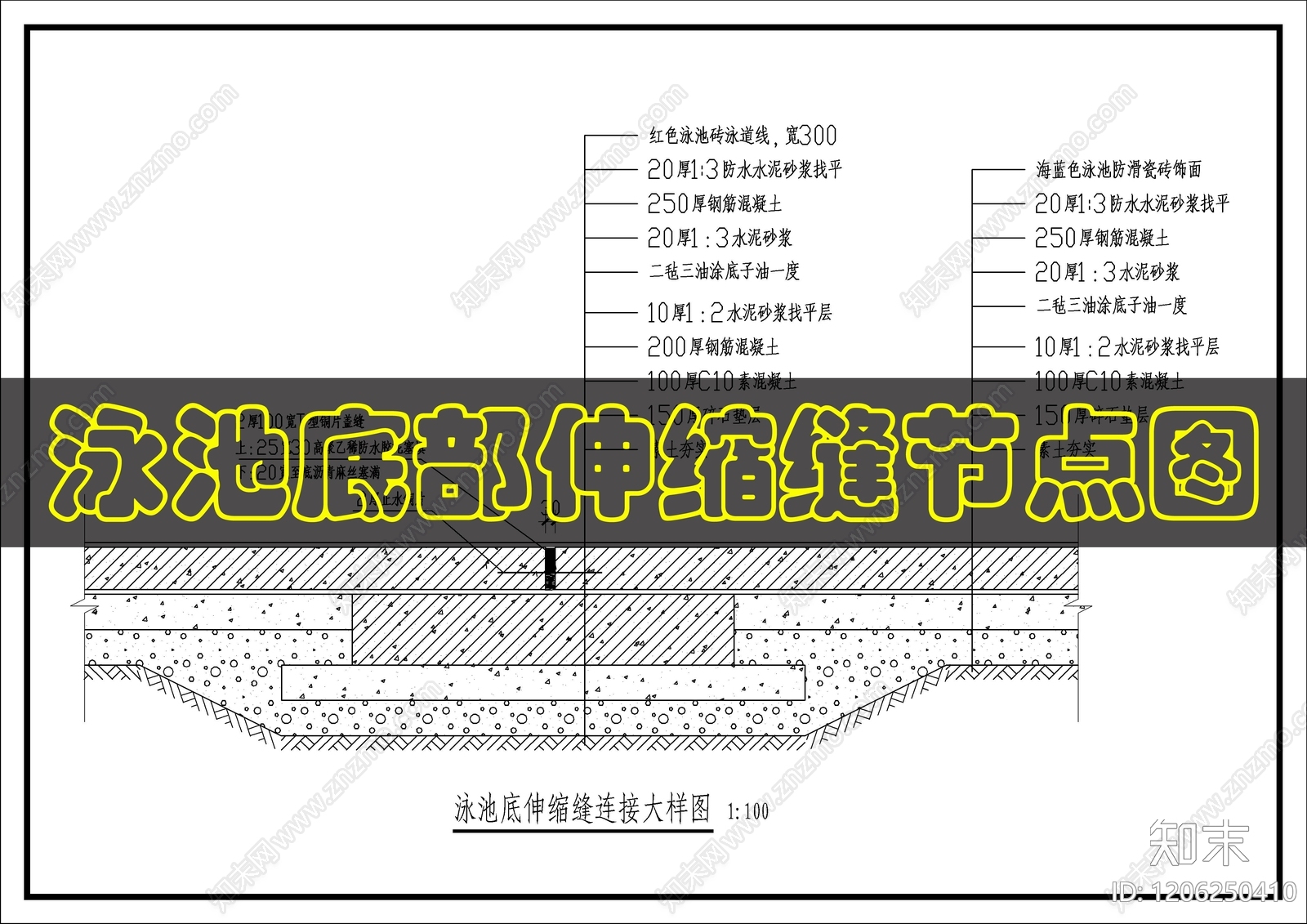 建筑综合节点cad施工图下载【ID:1206250410】