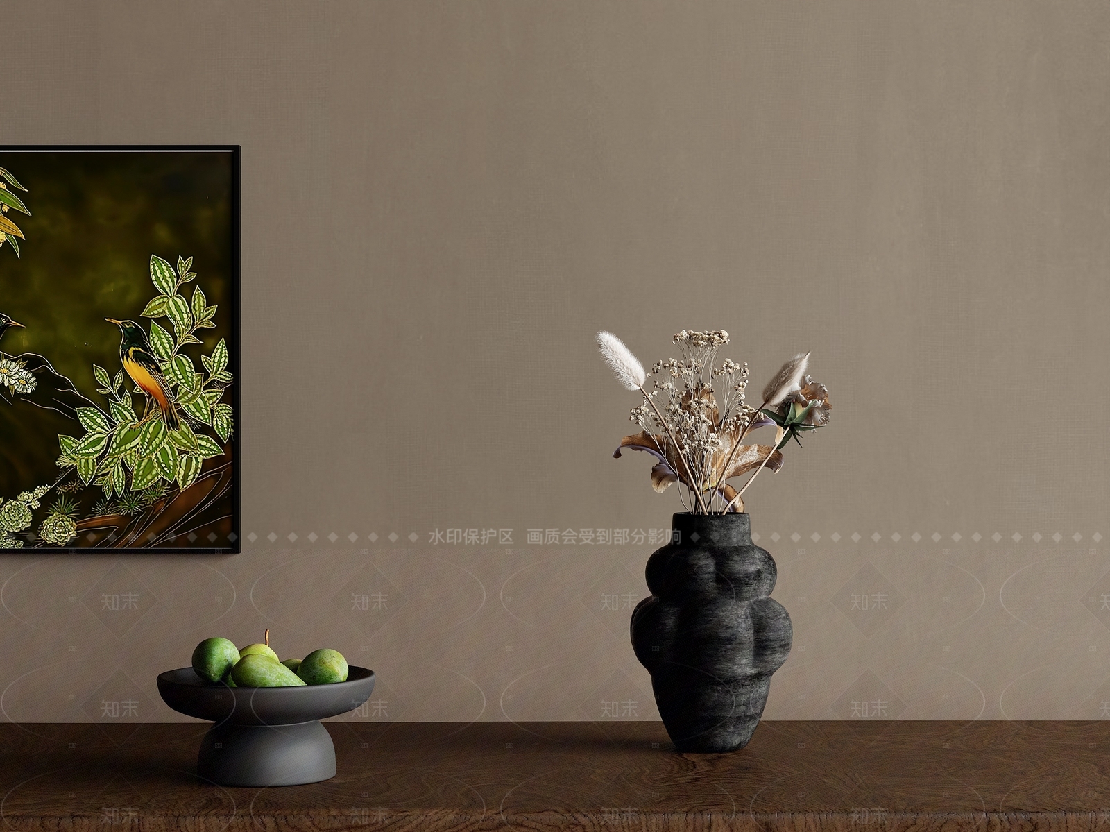 中古简约花艺3D模型下载【ID:1206250607】