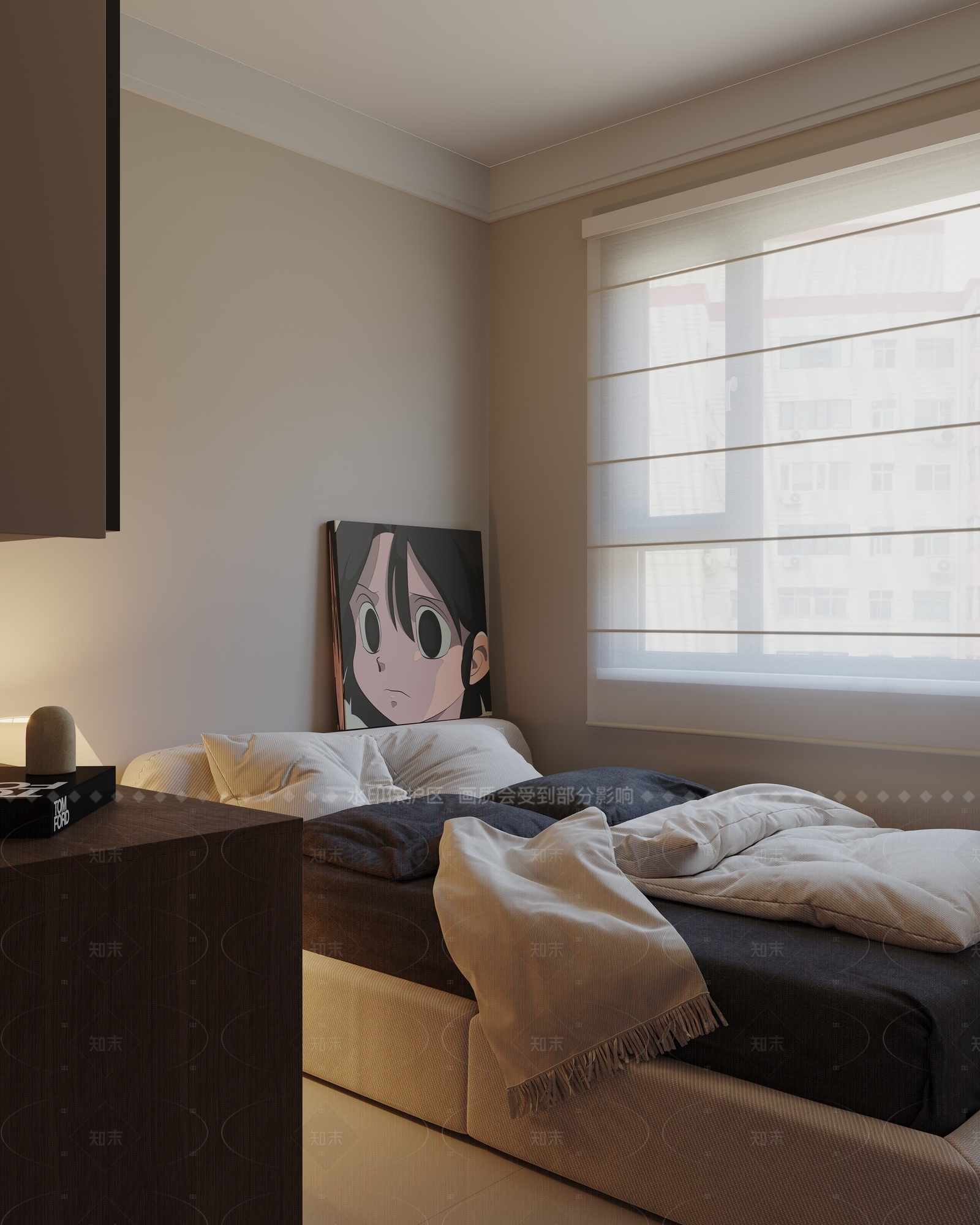 现代简约家居卧室3D模型下载【ID:1206261053】