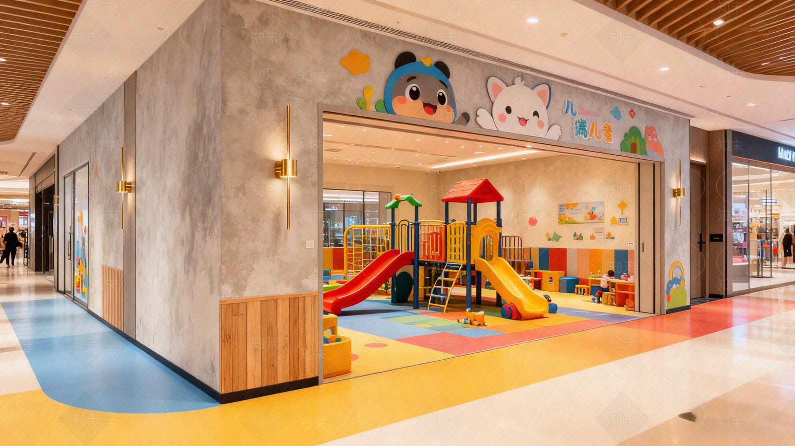 现代商场贴图下载【ID:1206276088】