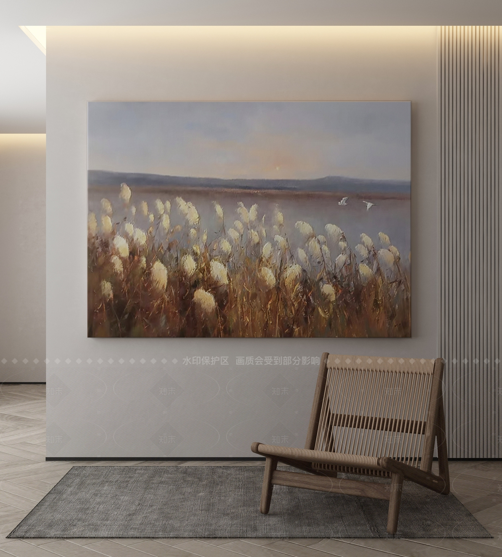 现代侘寂挂画3D模型下载【ID:1206278907】