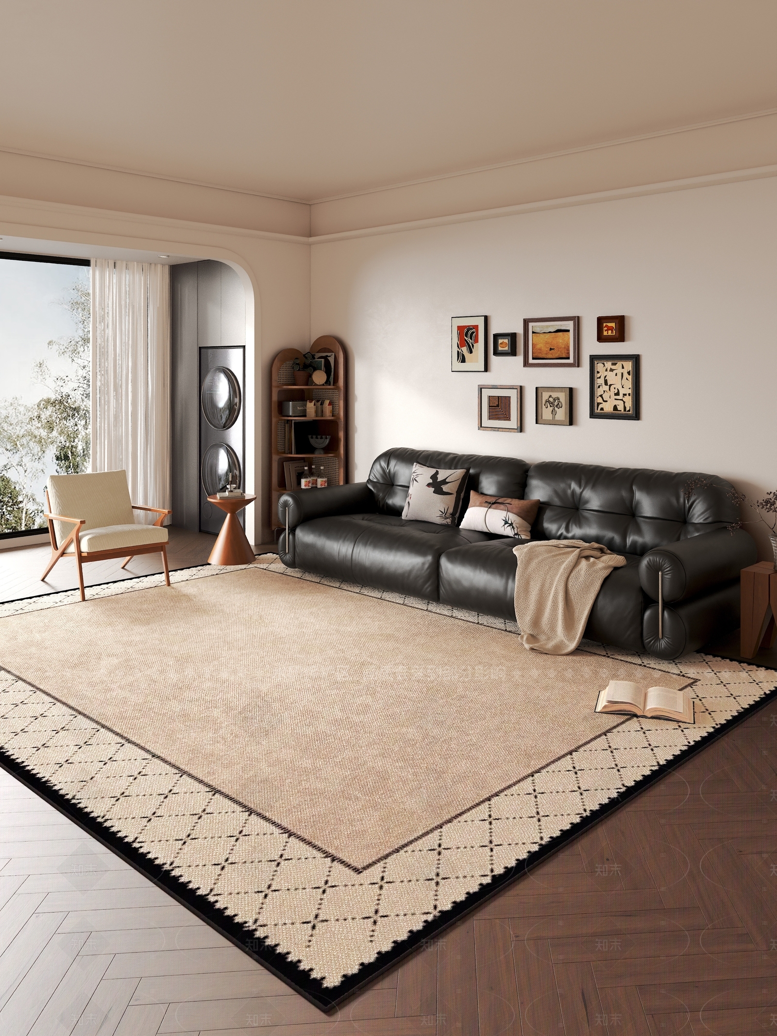 法式中式地毯3D模型下载【ID:1206288343】