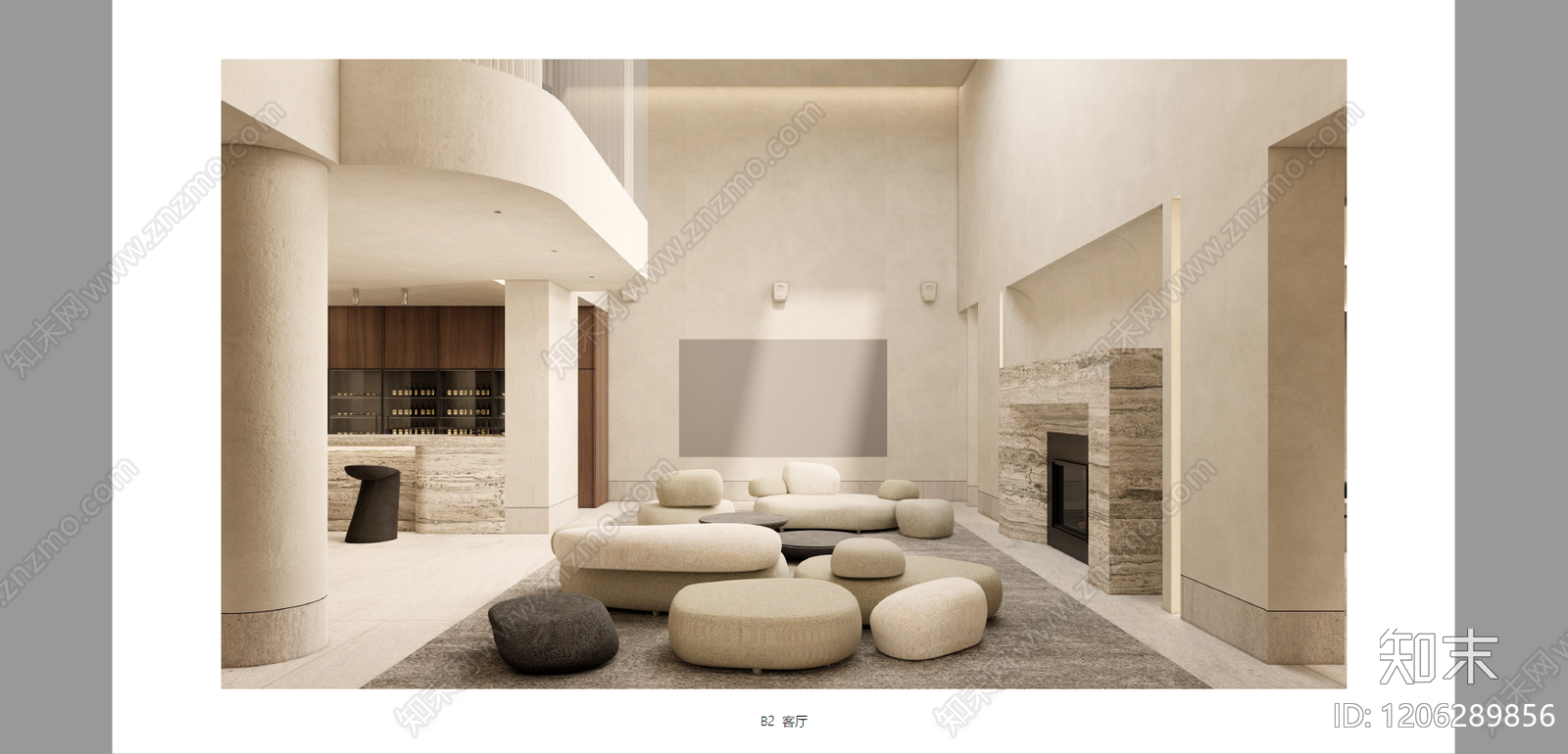 现代极简别墅下载【ID:1206289856】