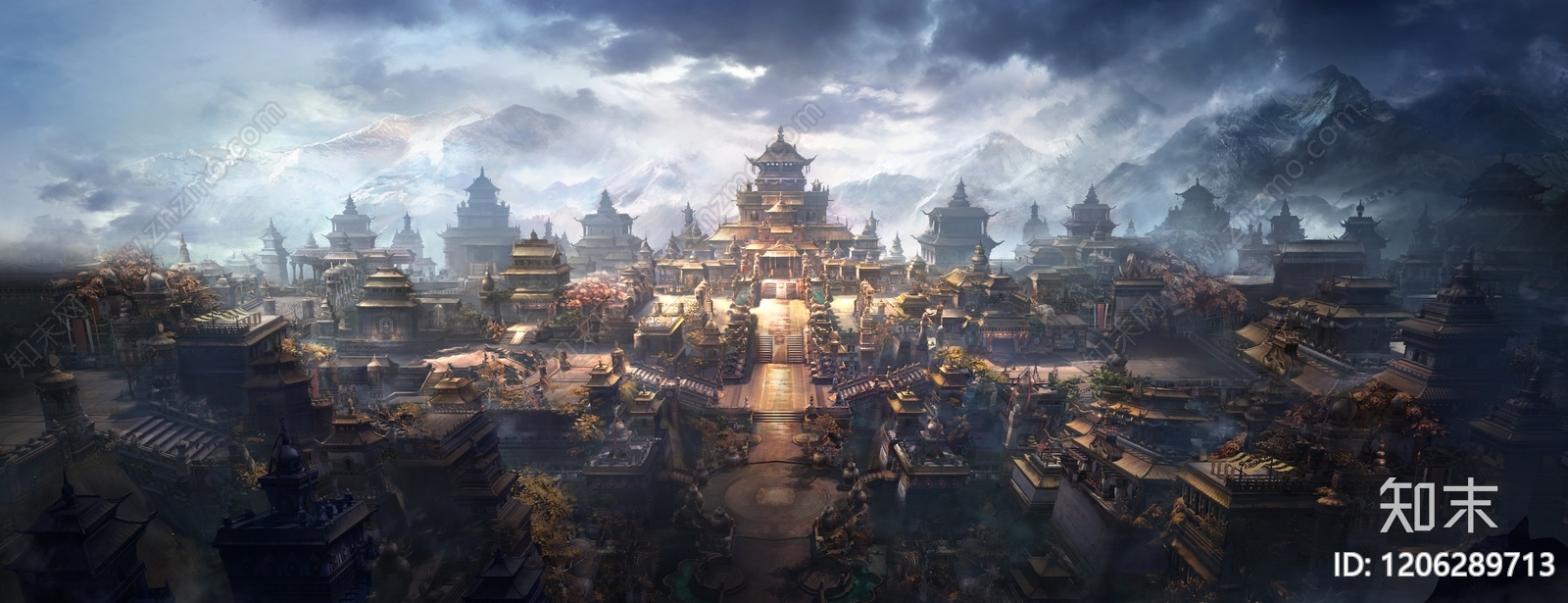 建筑群高清贴图材质