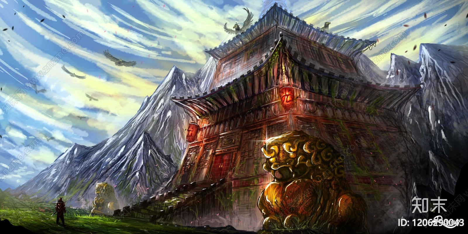 建筑群高清贴图材质