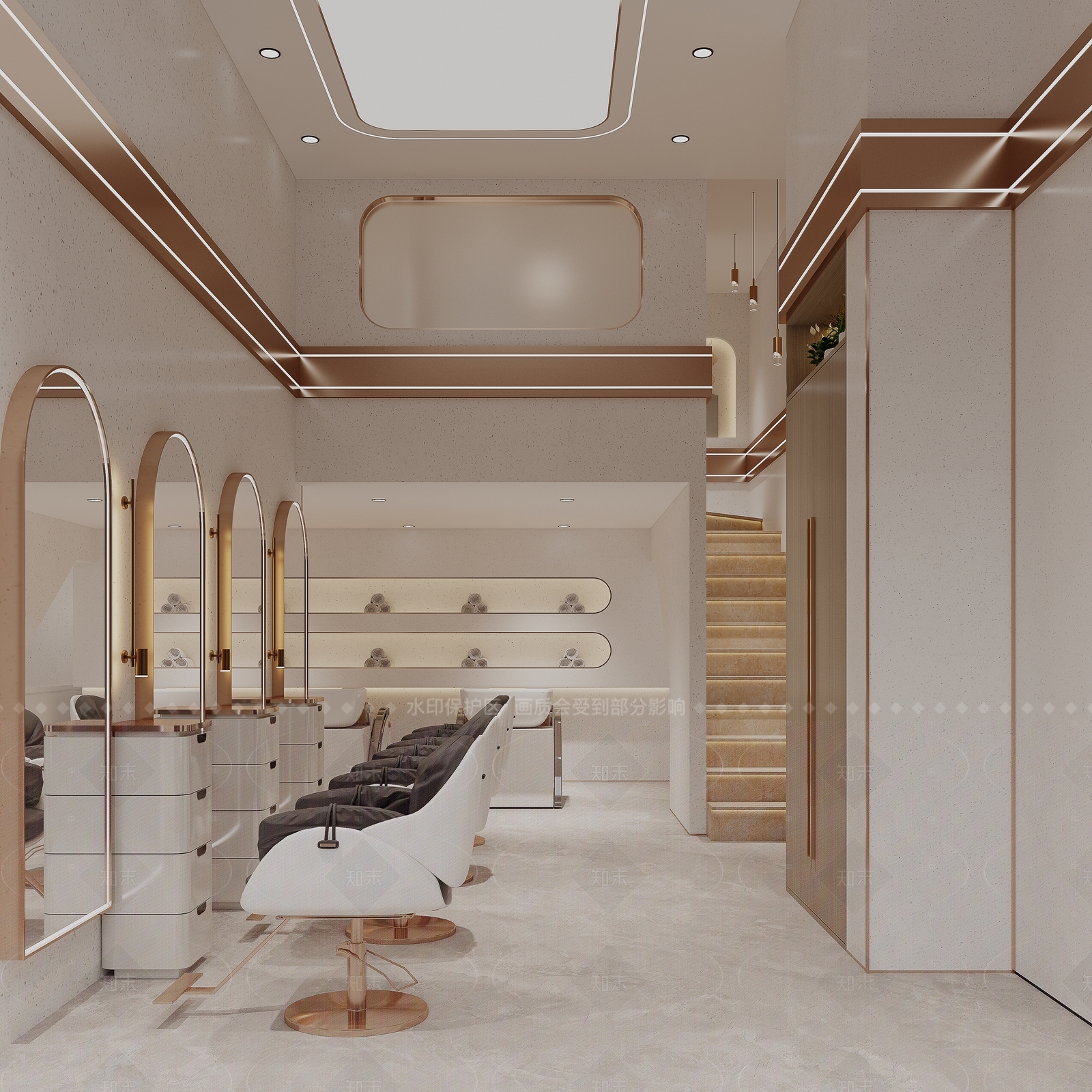 现代轻奢其他商业空间3D模型下载【ID:1206294320】