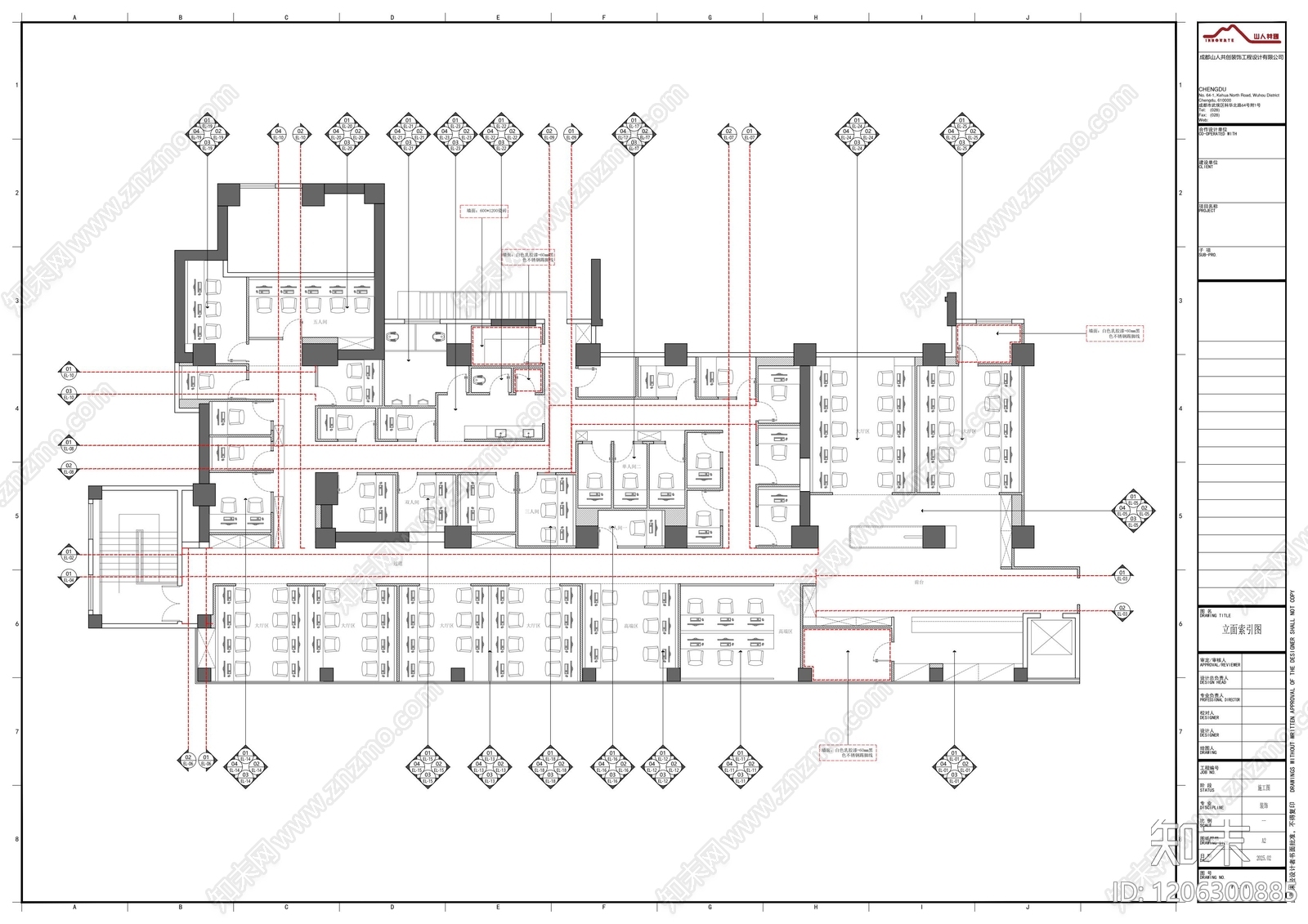 现代网吧cad施工图下载【ID:1206300885】
