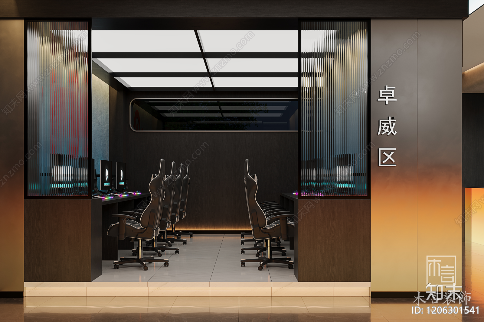 现代网吧cad施工图下载【ID:1206301541】